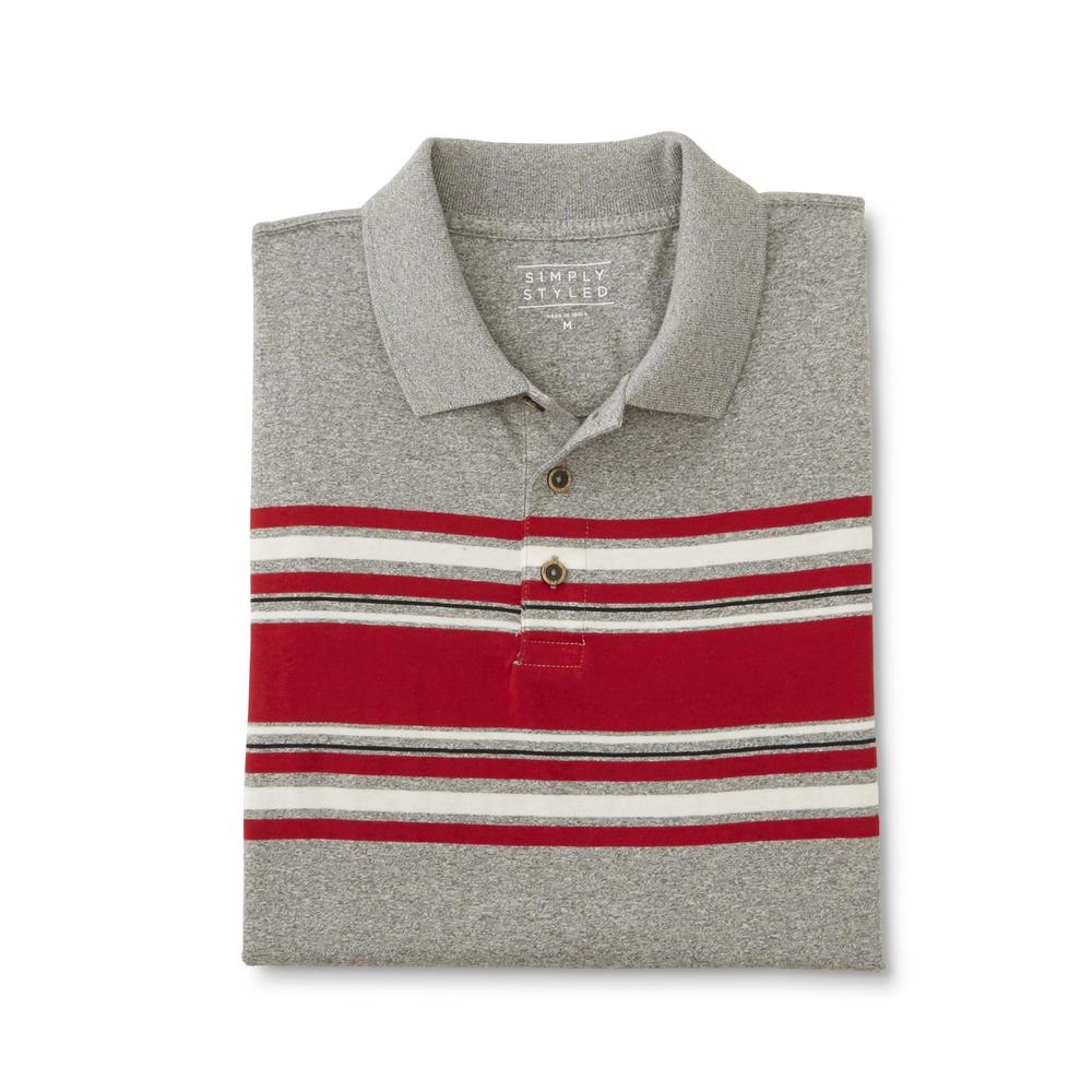 Simply Styled Men's Polo Shirt - Striped