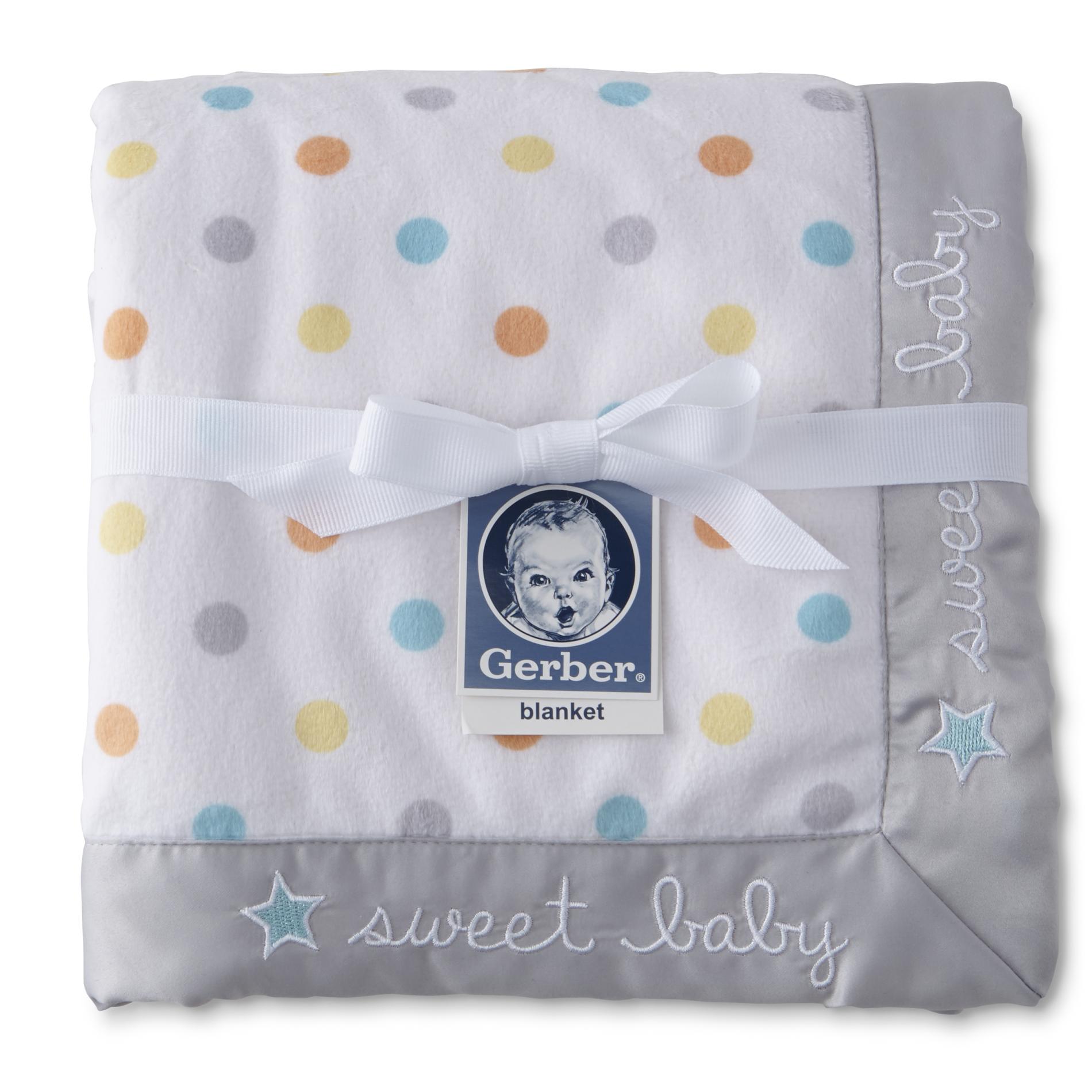 Gerber Infants Fleece Blanket Polka Dots Gerber Infants Fleece Blanket Polka Dots