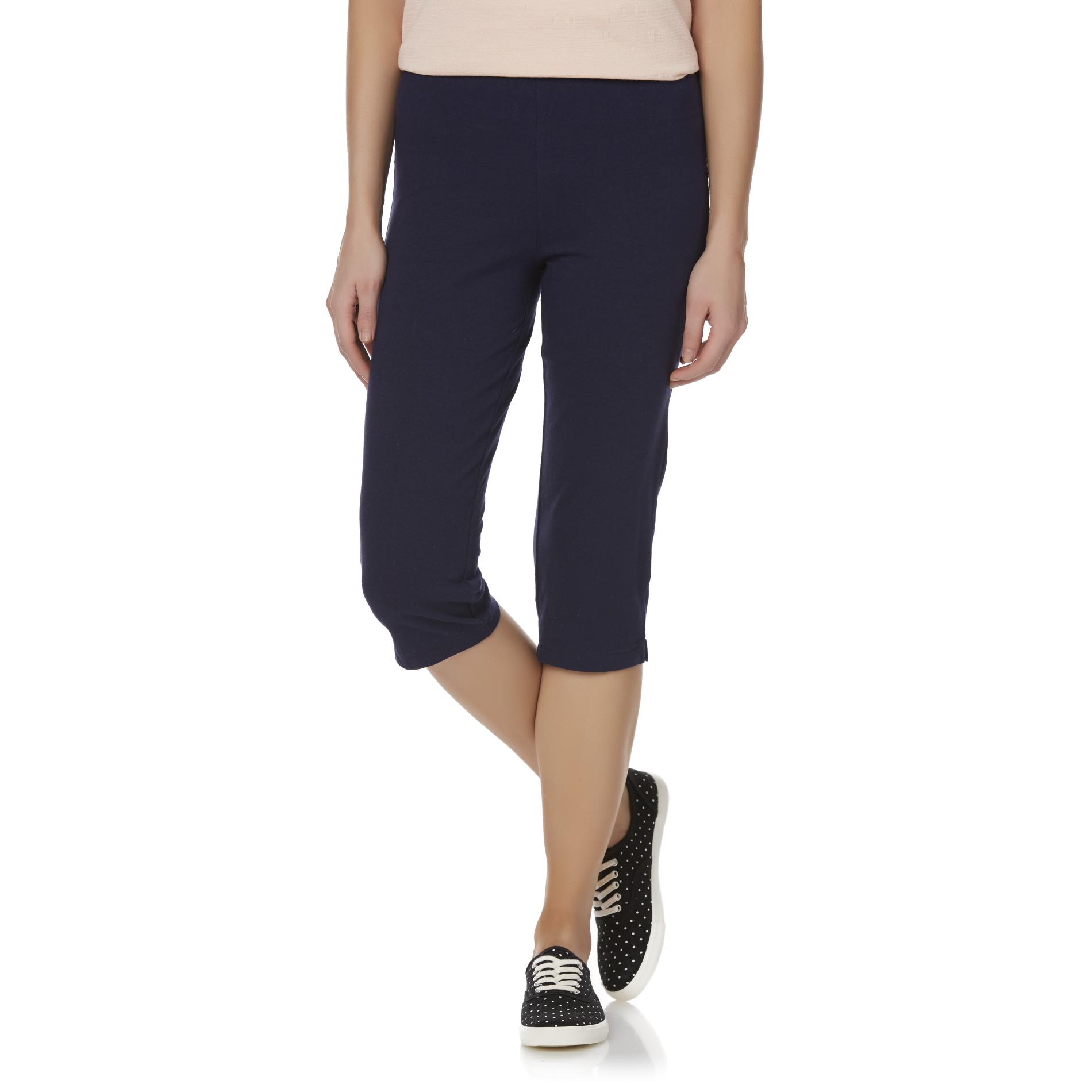 Laura Scott Women's Knit Capri Pants Shop Your Way Online Shopping