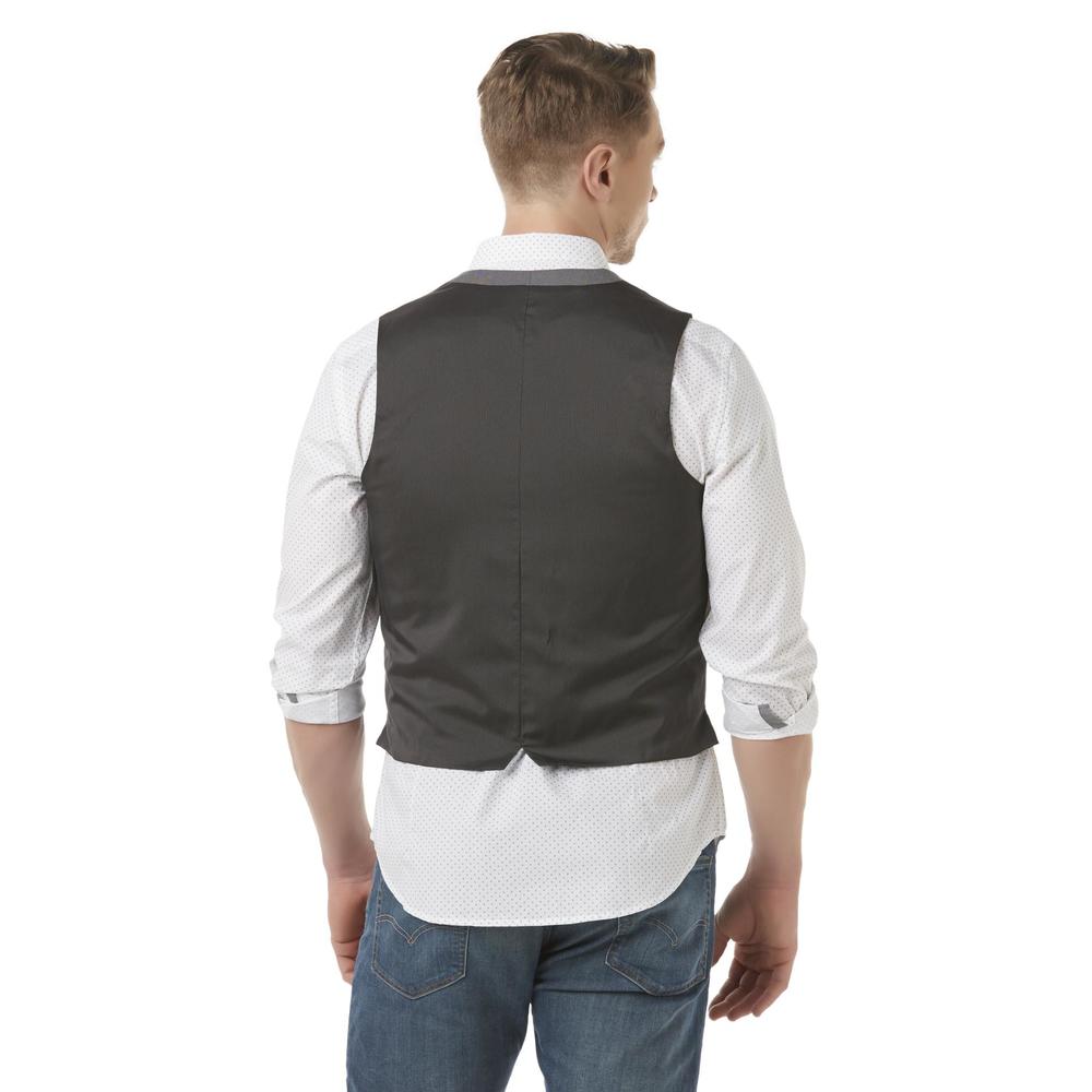 Arrow Men's Modern Fit Dress Vest, Grey