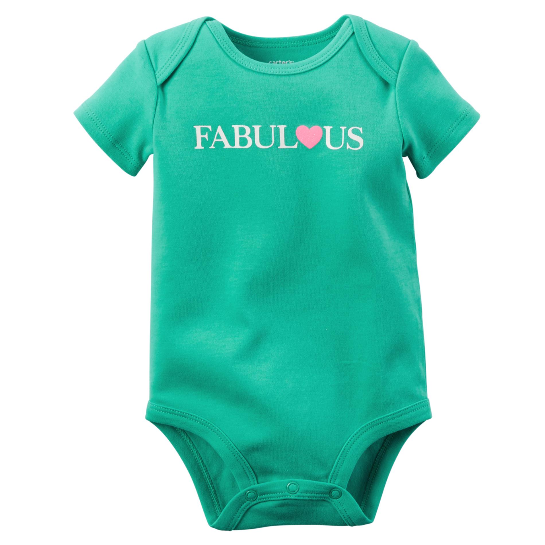 Carter's Newborn & Infant Girl's Short-Sleeve Bodysuit - Fabulous