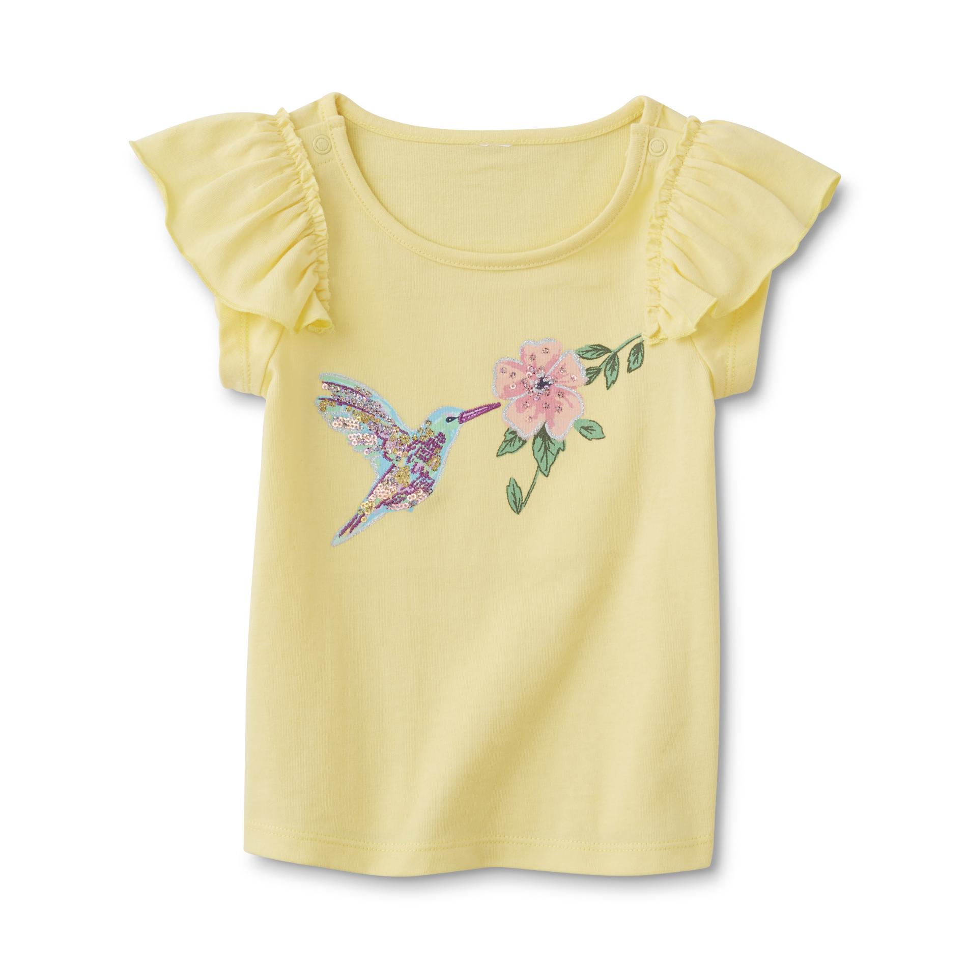 Toughskins Infant & Toddler Girls' Flutter Top - Hummingbird