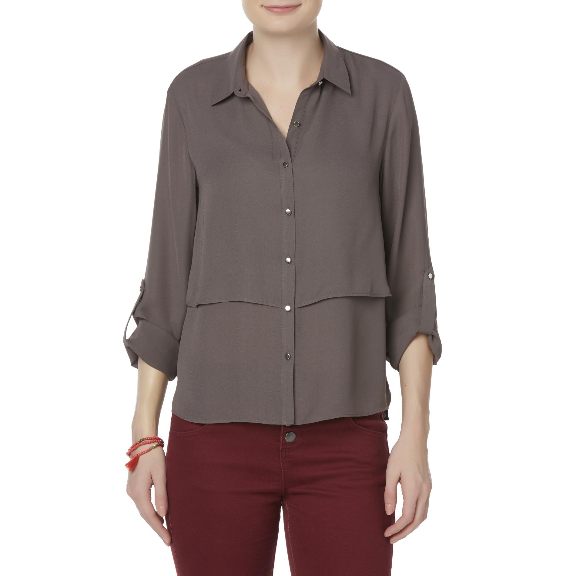 Simply Styled Women's Tiered Blouse