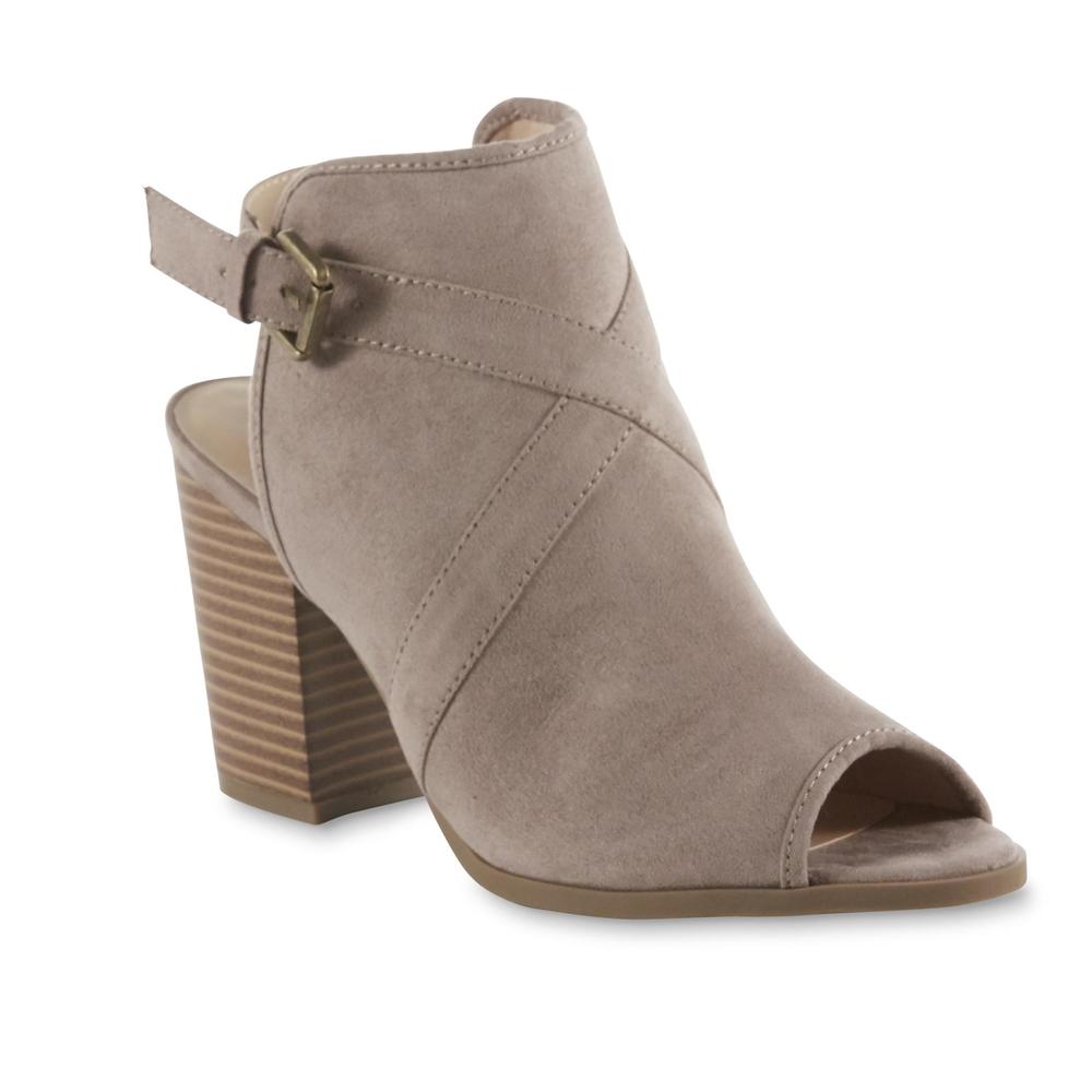 Route 66 Women's Ema Peep Toe Bootie - Taupe
