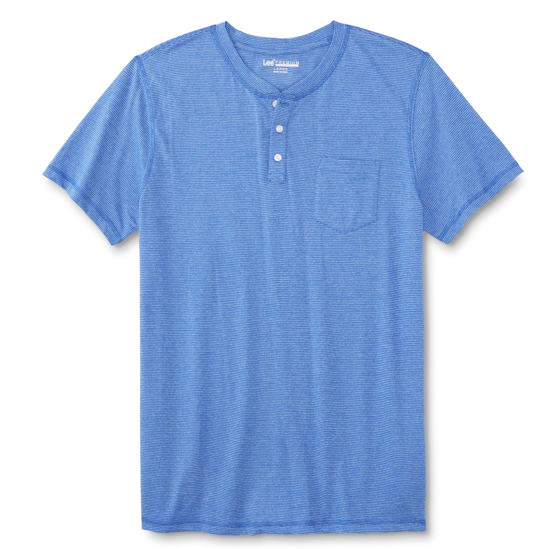 LEE Men's Premium Select Pocket Henley Shirt - Striped