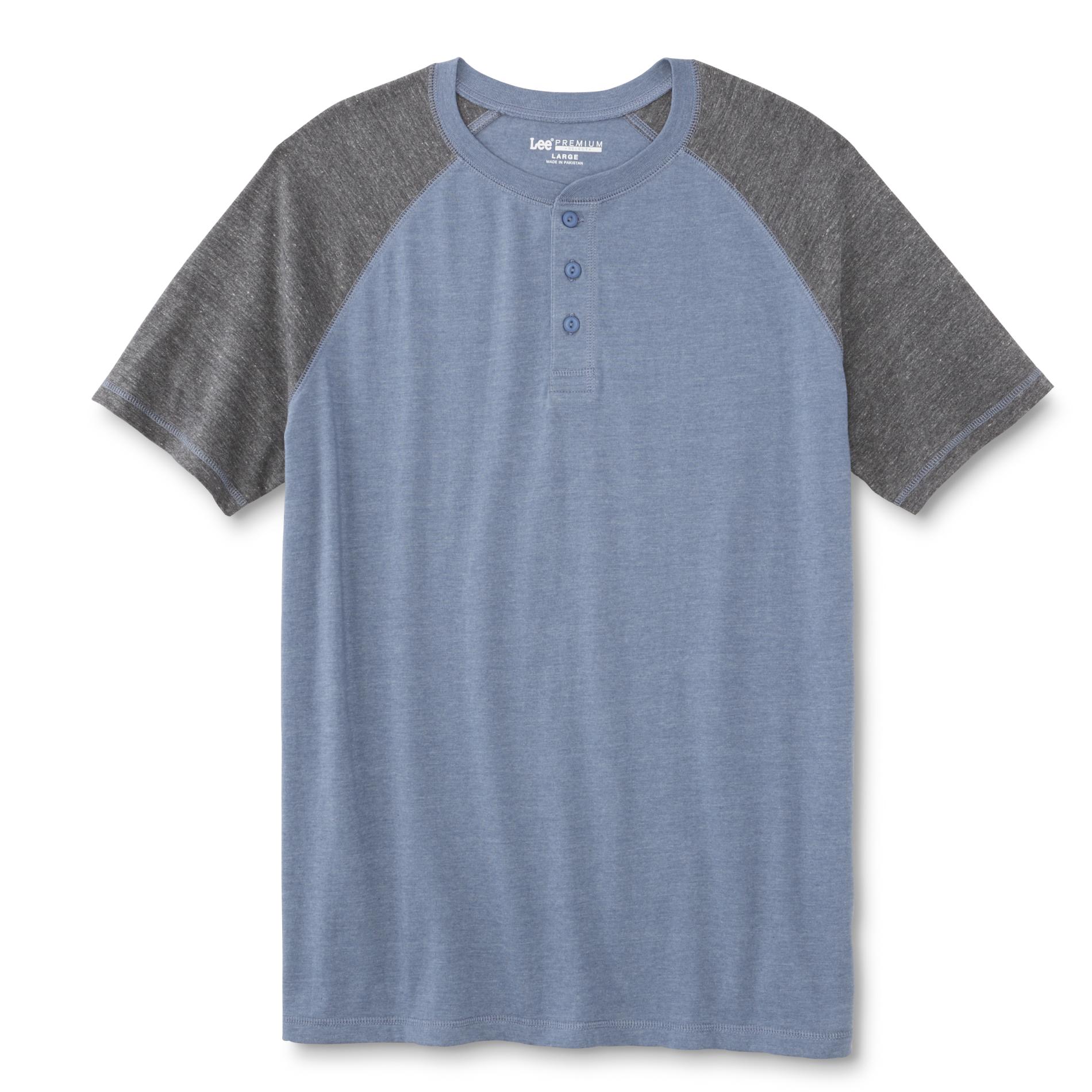 LEE Men's Premium Select Raglan Henley Shirt