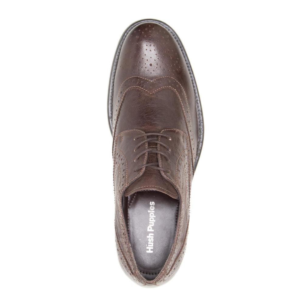 Hush Puppies Men's Zack Leather Oxford Shoe - Brown