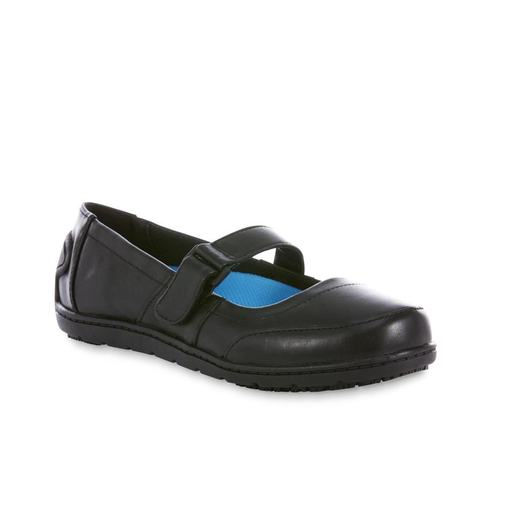 Dr. Scholl's Women's Hesper Slip Resistant Leather Work Shoe - Black