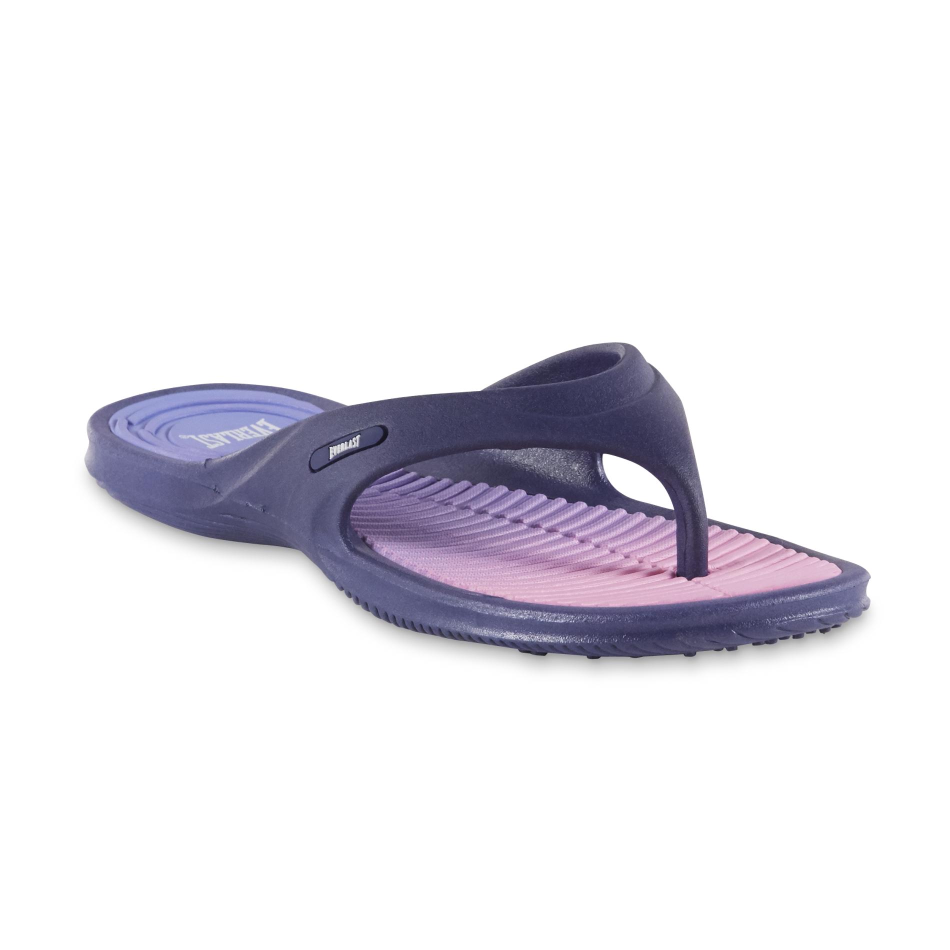 Everlast&reg; Women's Cleo Flip-Flop Sandal - Navy Blue/Purple