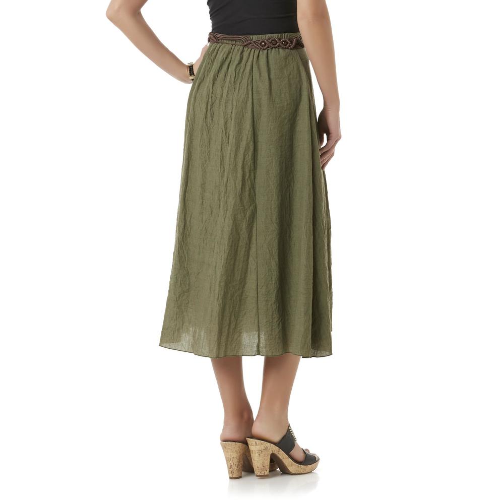 Laura Scott Women's Belted Skirt