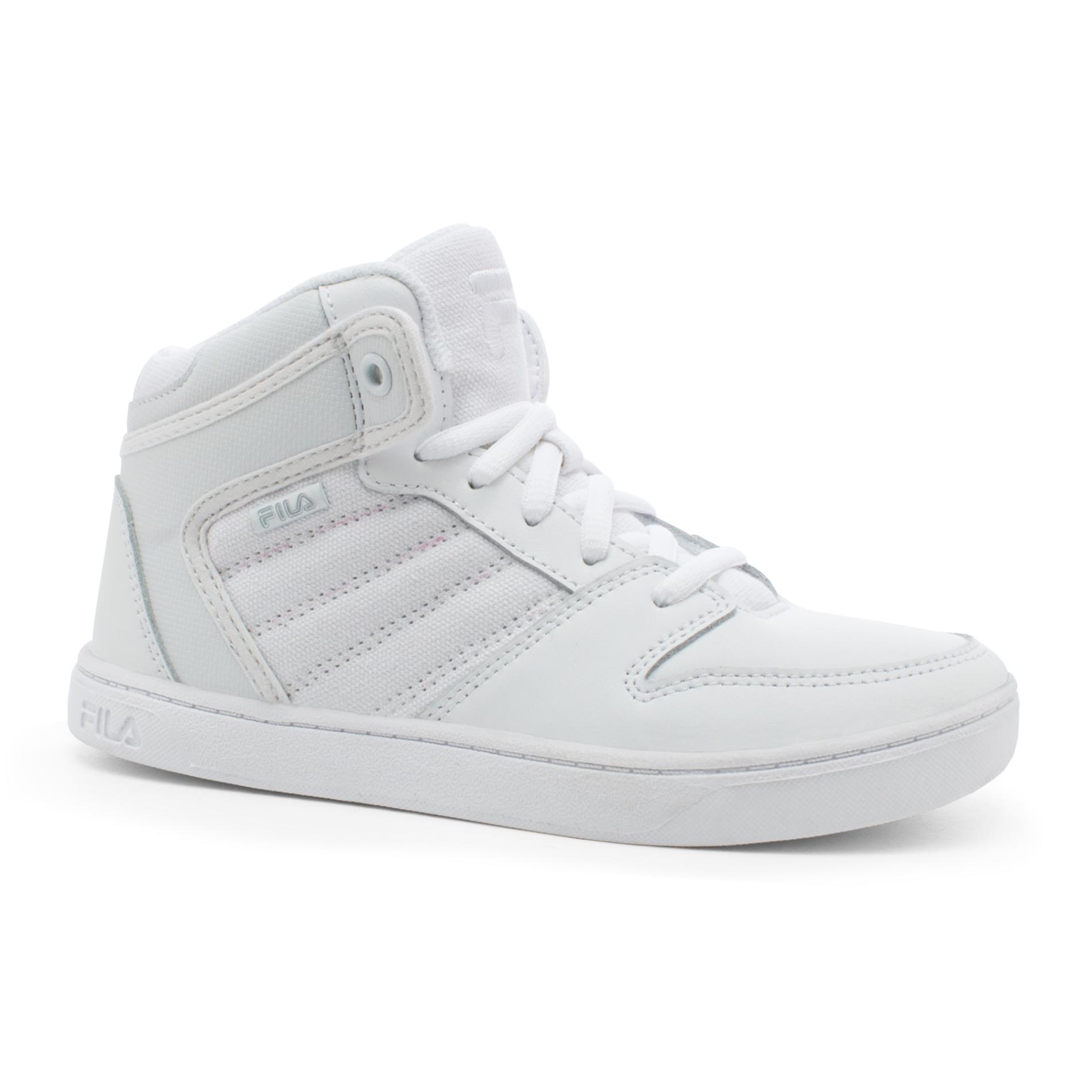 Fila Boy's Best Ever 2 White High-Top Athletic Shoe
