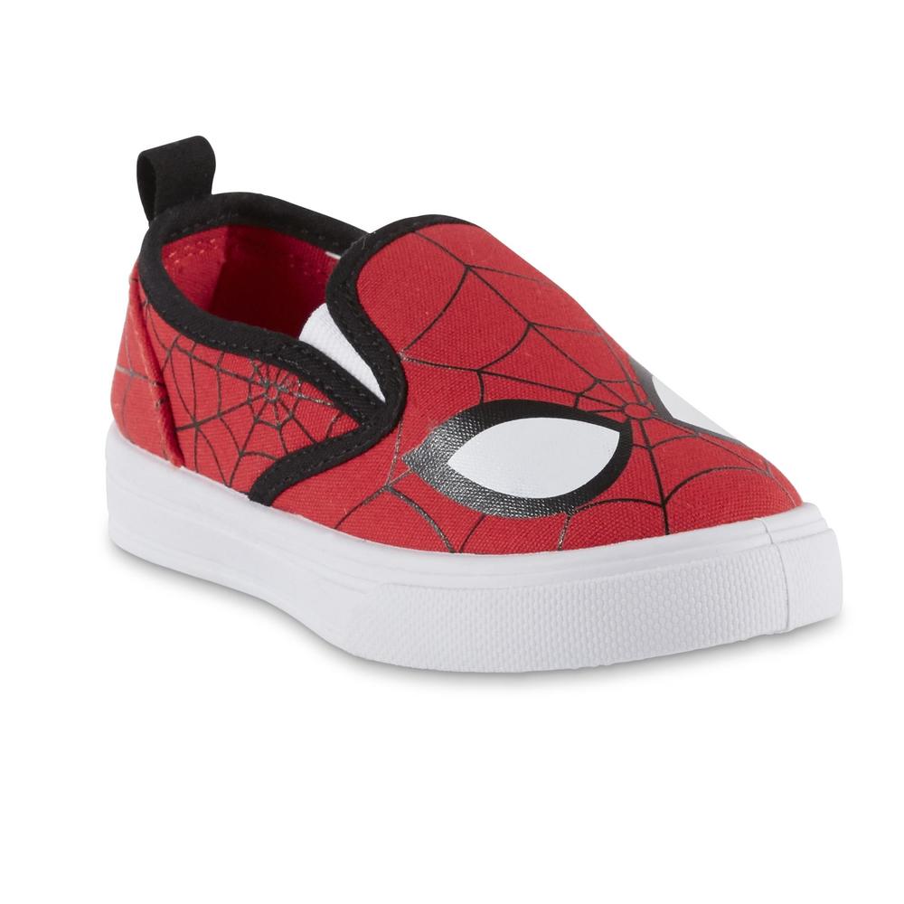 Marvel Toddler Boys' Spider-Man Slip-On Sneaker - Red/Black