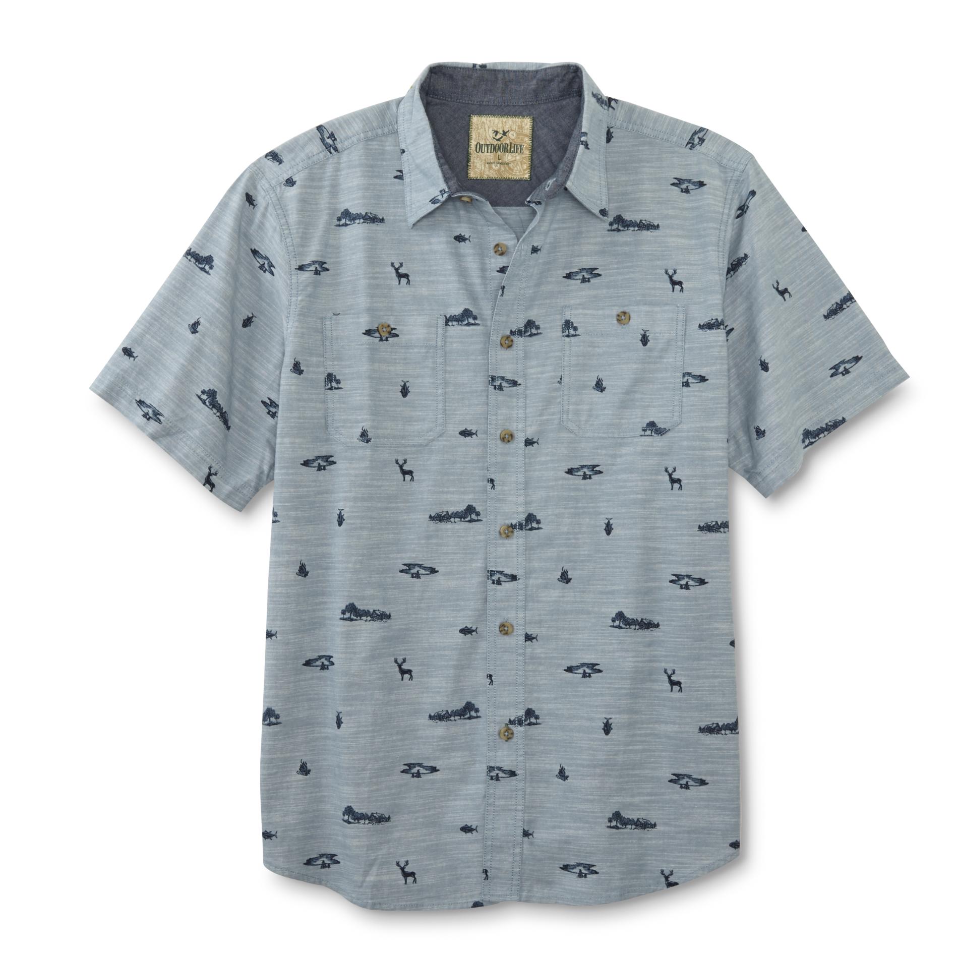 Outdoor Life&reg; Men's Button-Front Canvas Shirt - Nature