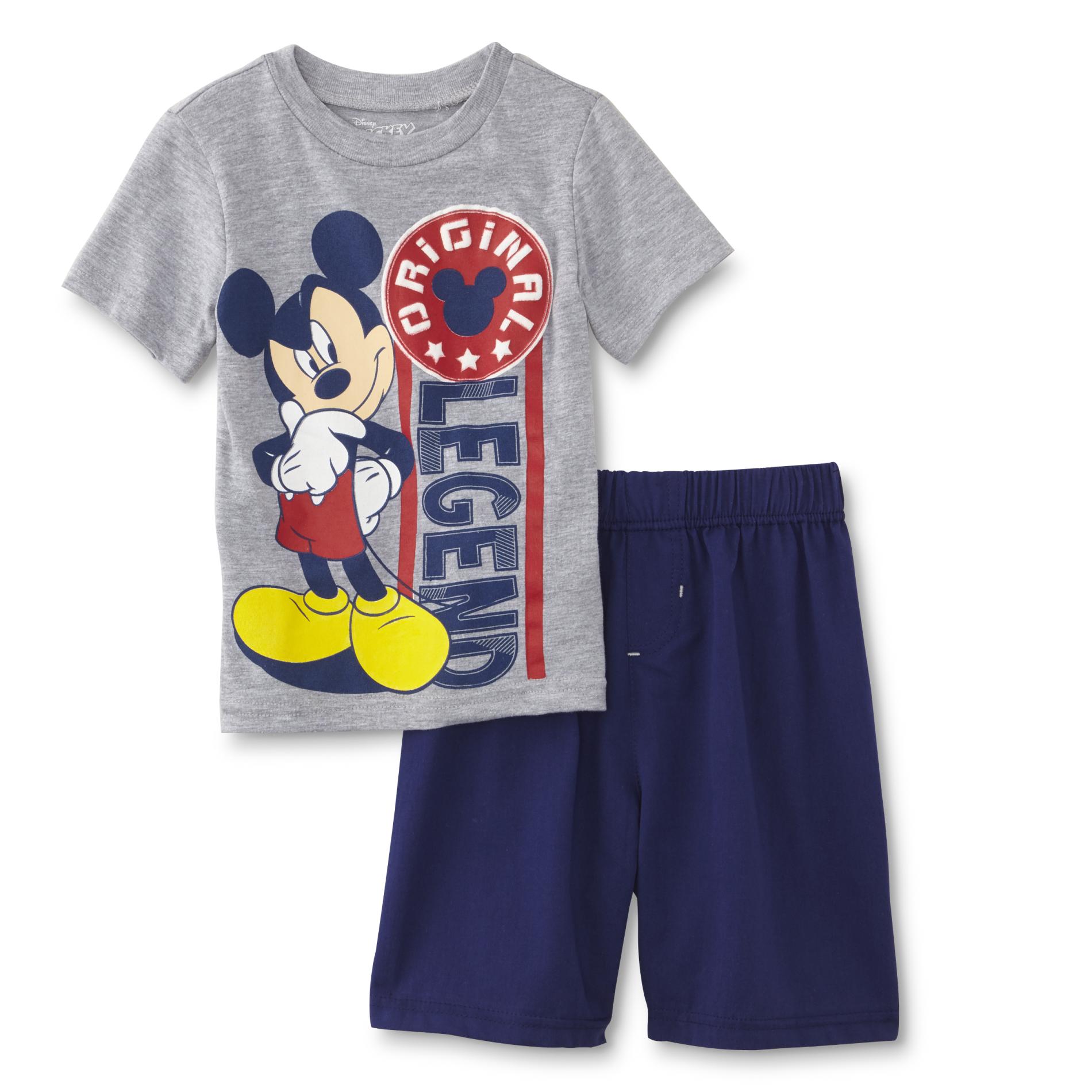 Disney Mickey Mouse Toddler & Infant Boys' T-Shirt & Shorts