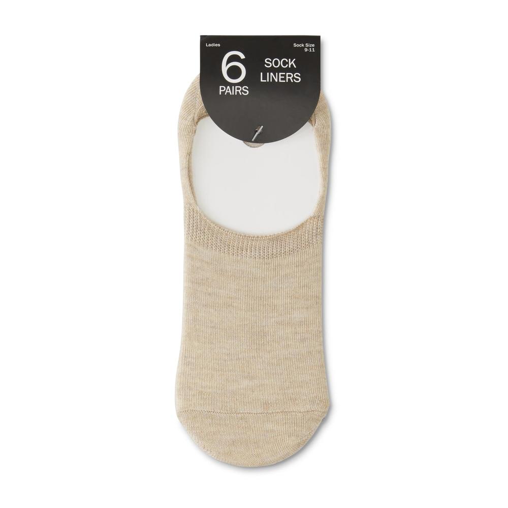 Women's 6-Pairs Sock Liners
