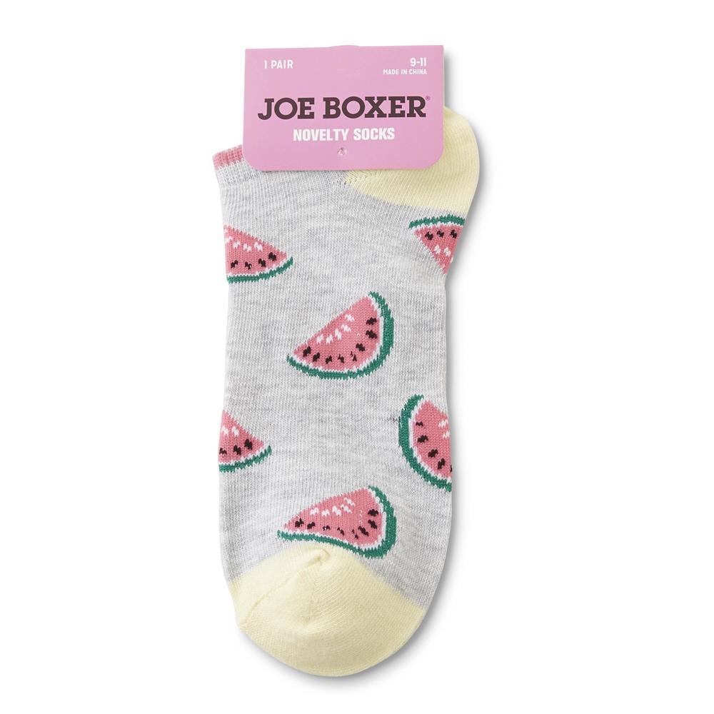 Joe Boxer Girls' Ankle Socks - Watermelon