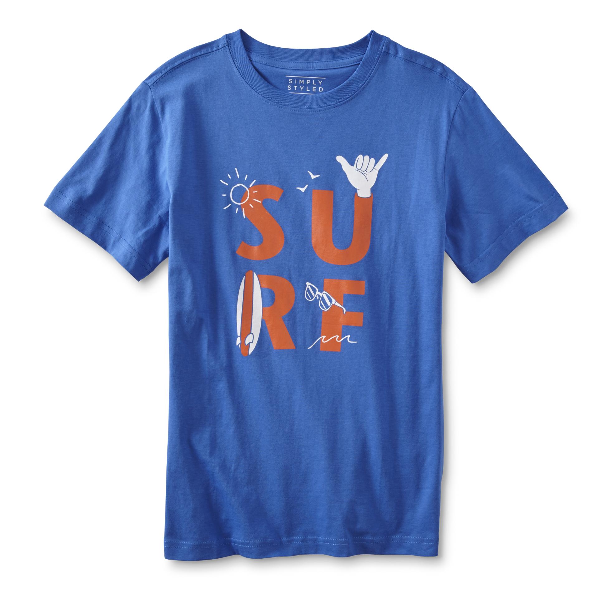 Simply Styled Boys' Graphic T-Shirt - Surf