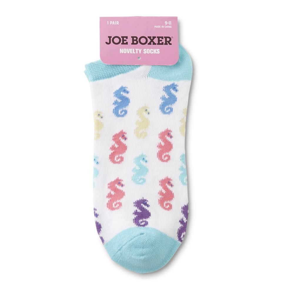 Joe Boxer Girls' Ankle Socks - Sea Horse
