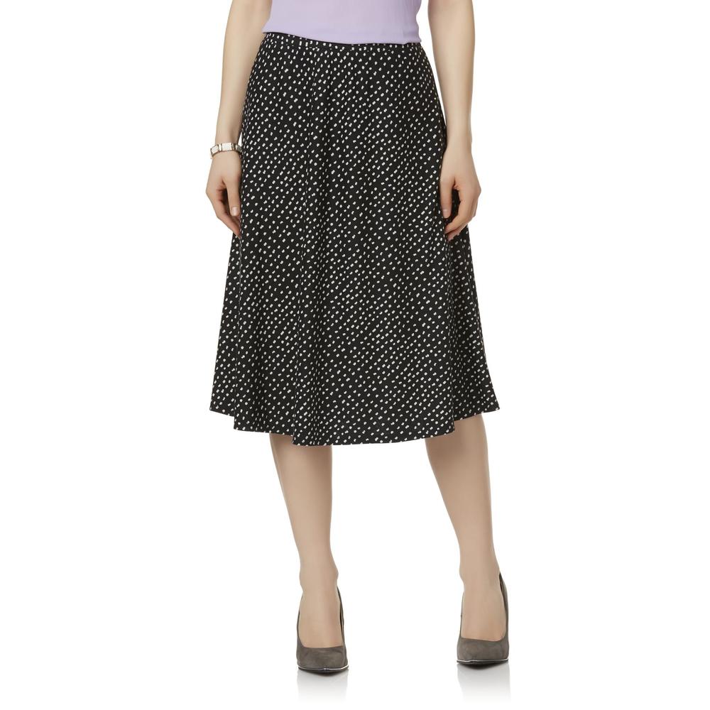 Laura Scott Petites' Knit Skirt - Dotted