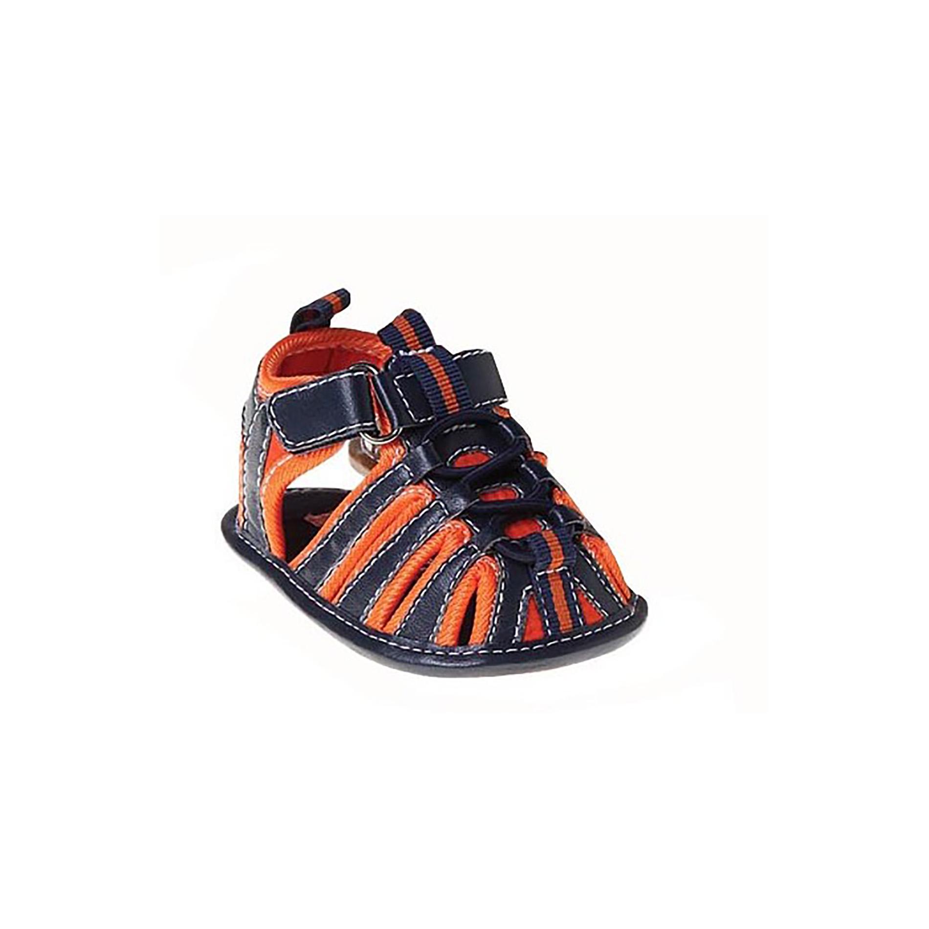 Joseph Allen Baby Boys' Sport Sandal - Navy Blue/Orange