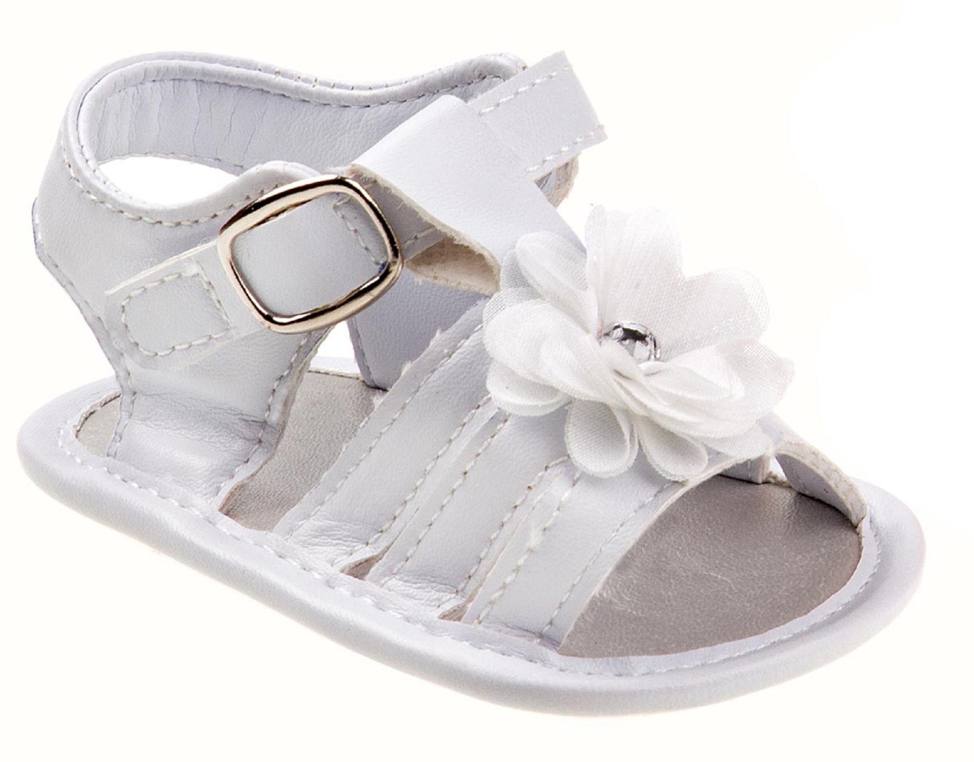 Laura Ashley Baby Girls' Sandal - White
