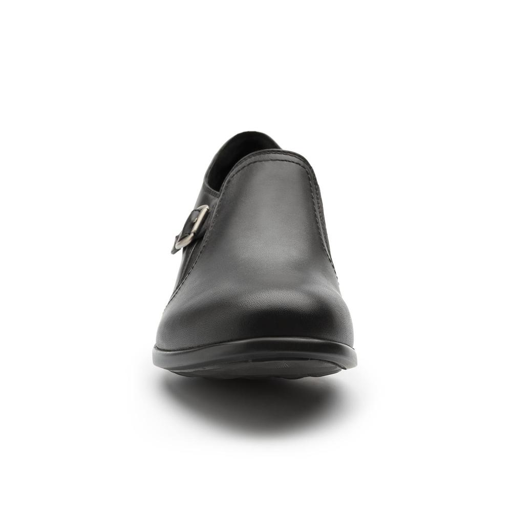 Flexi Women's Constance Leather Casual Shoe - Black