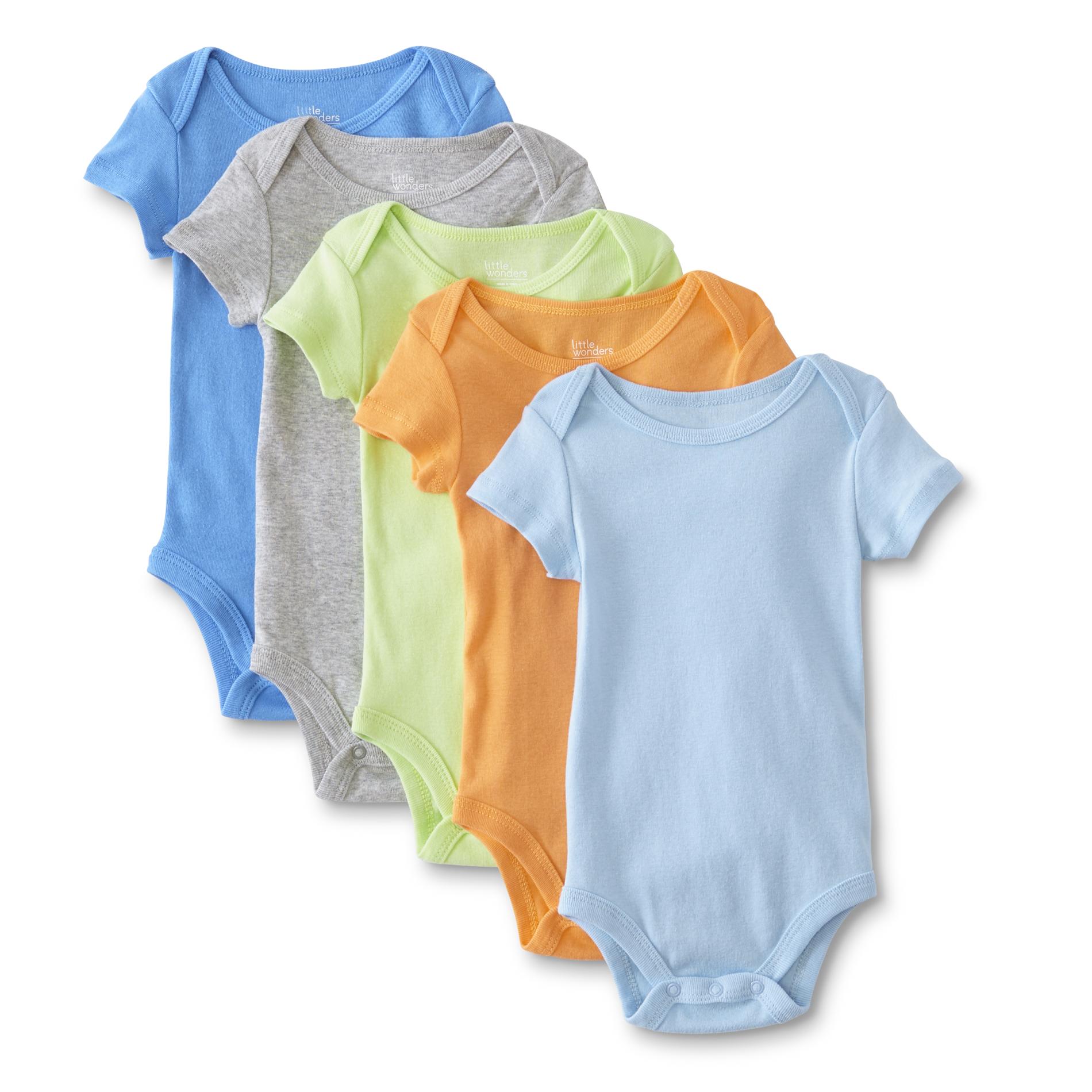 Little Wonders Infants' 5-Pack Bodysuits