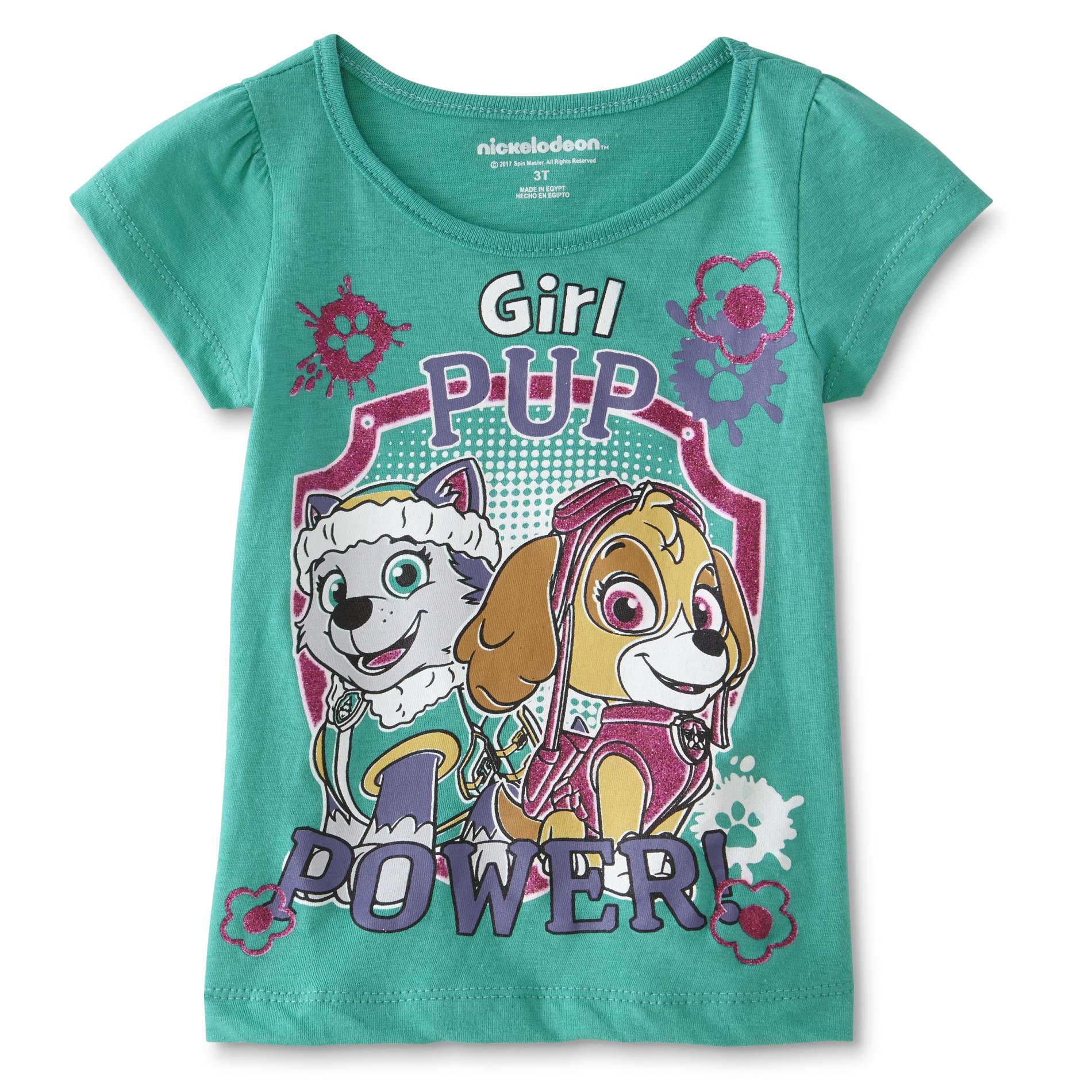 PAW Patrol Toddler Girls' Graphic T-Shirt - Girl Pup Power
