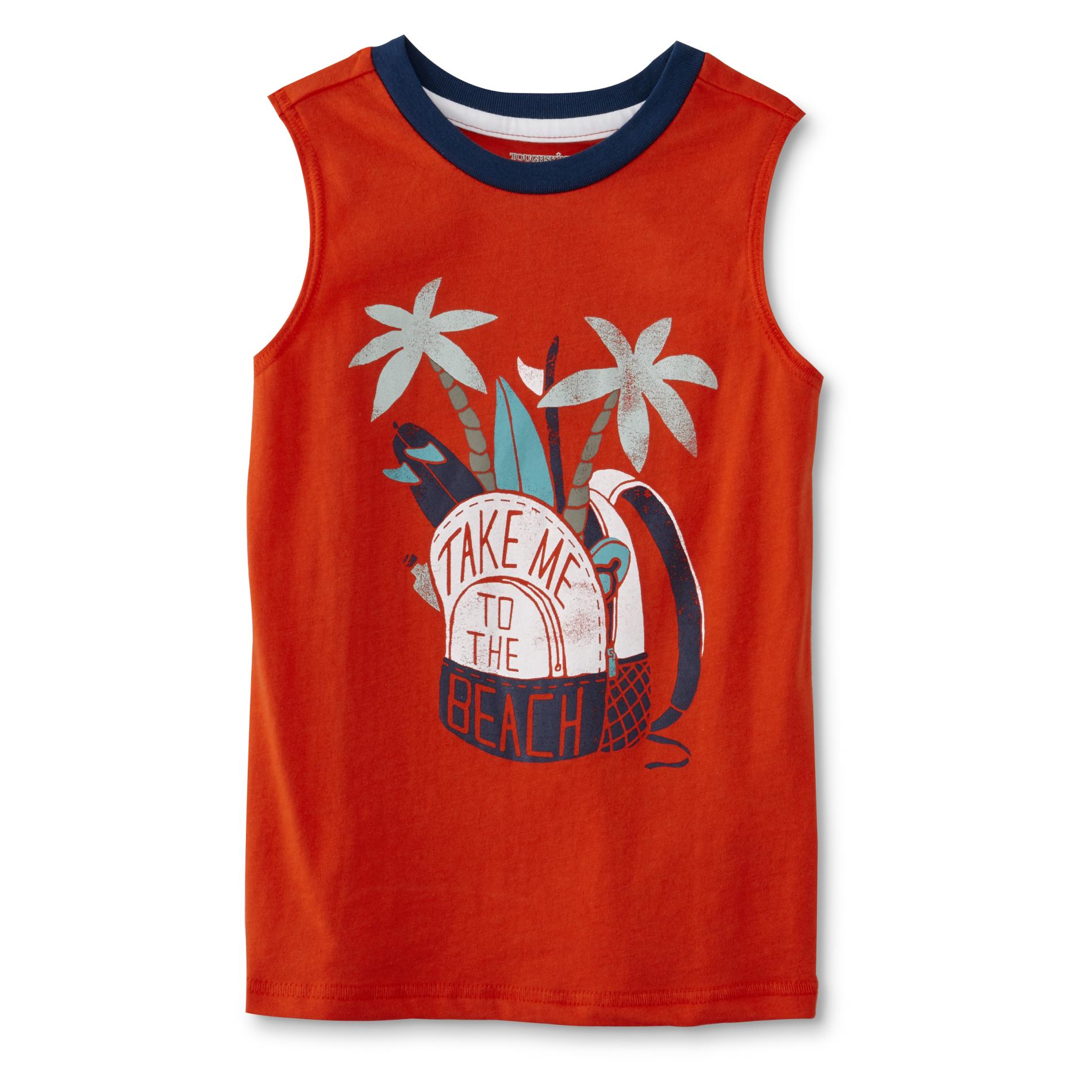 Toughskins Infant & Toddler Boys' Muscle Shirt - Take Me to The Beach