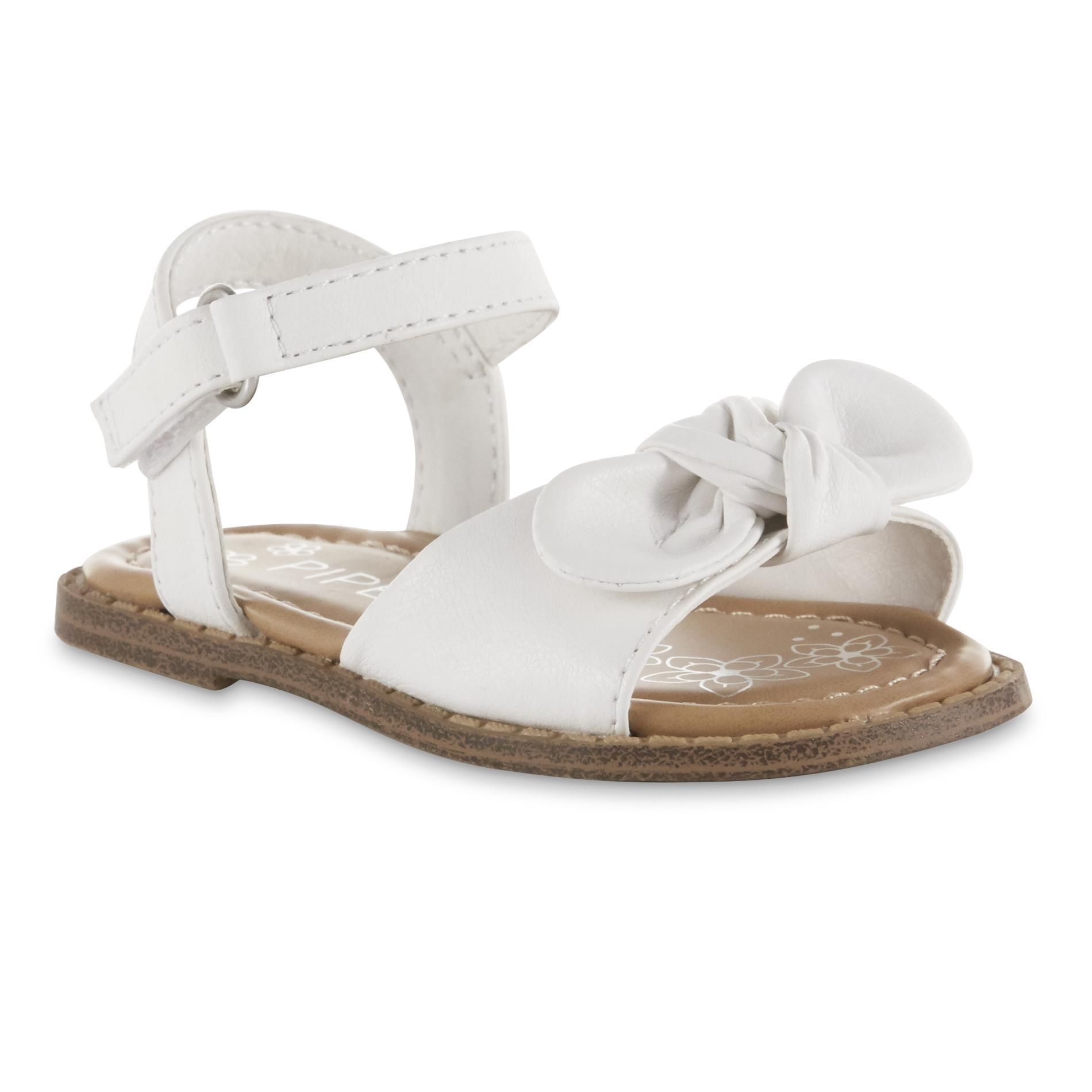 Piper & Blue Baby Girls' Susie Sandal - White, 2 - (Baby) Piper & Blue Baby Girls' Susie Sandal - White, 2 - (Baby)
