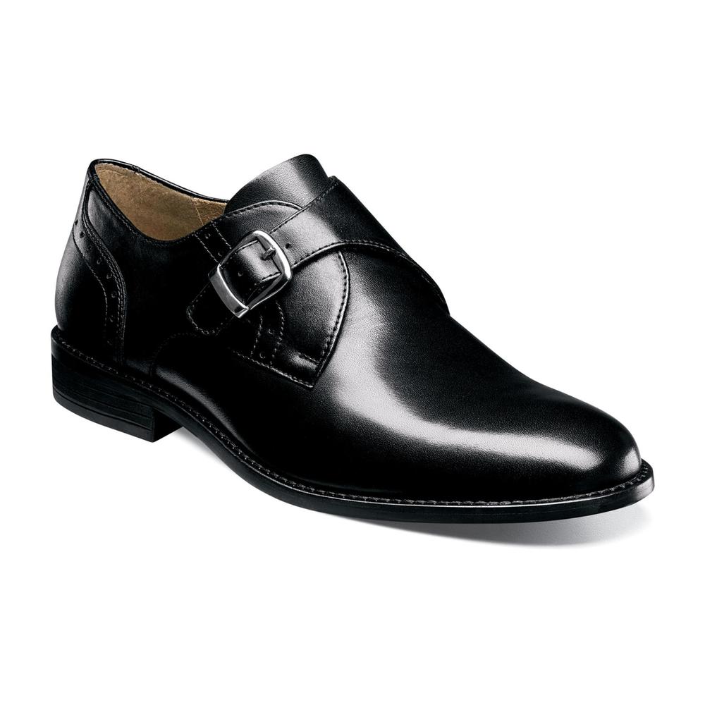 Nunn Bush Men's Sabre Leather Dress Shoe - Black