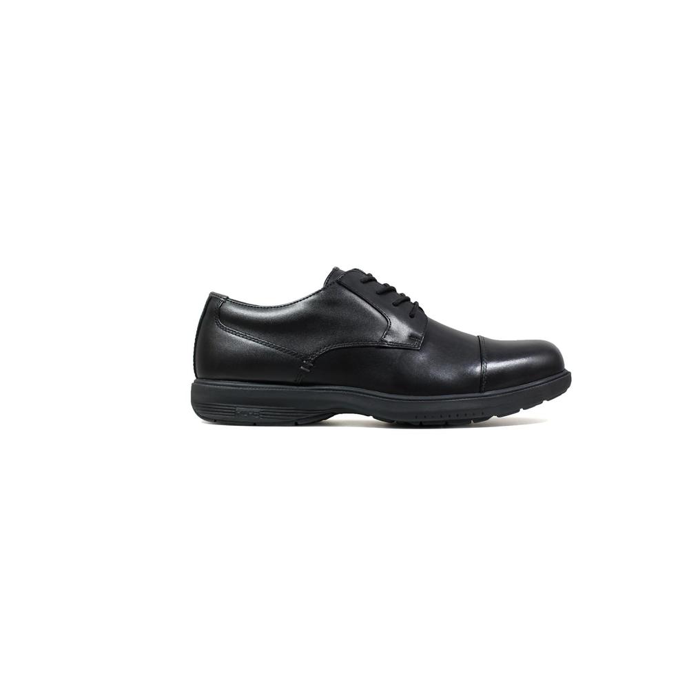 Nunn Bush Men's Melvin Street Leather Oxford Shoe - Black