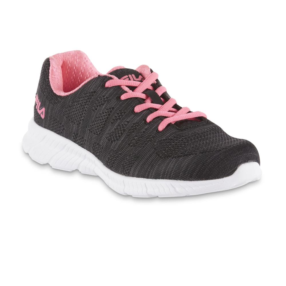 Fila Women's Memory Tech Running Shoe - Black/Pink