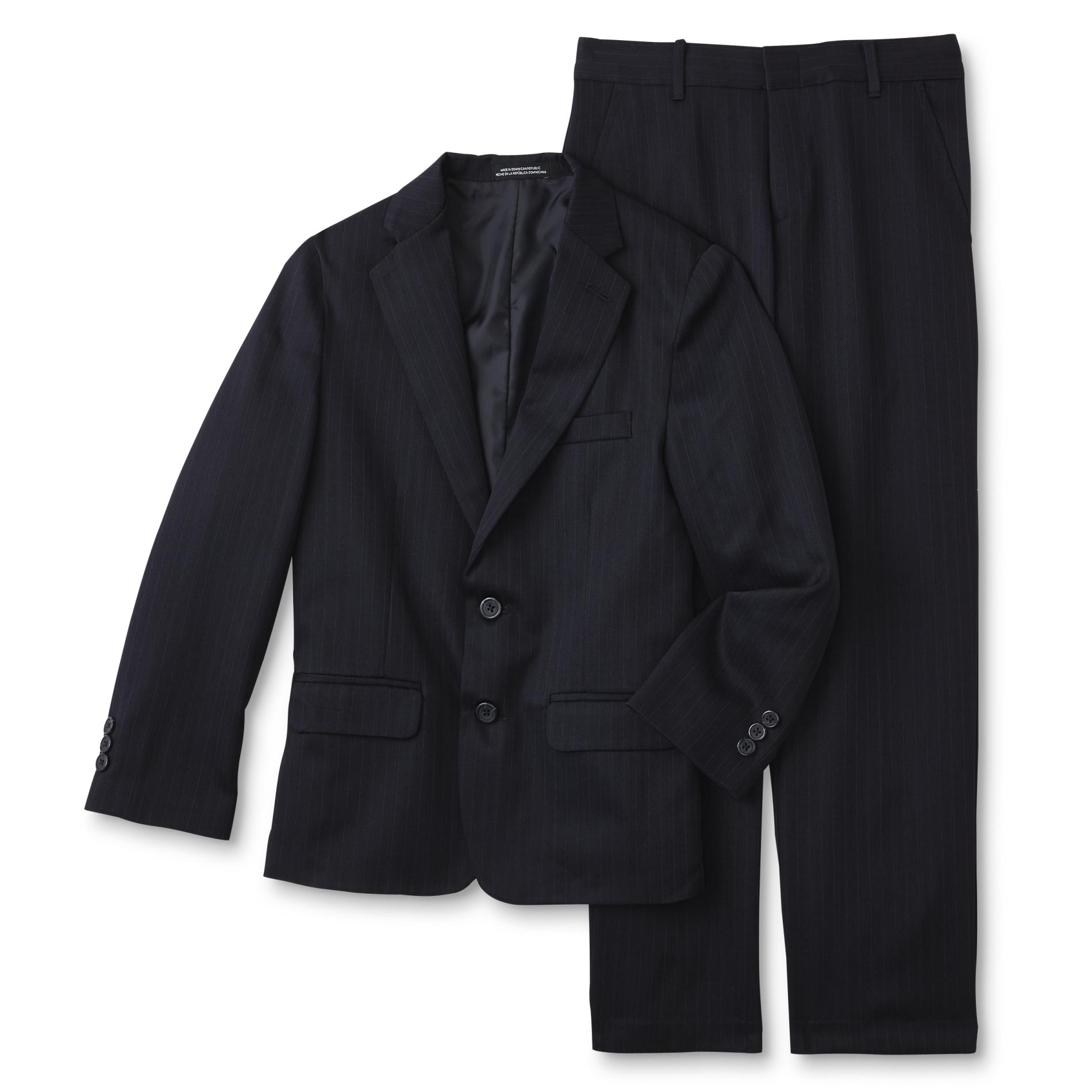 Dockers Boys' Suit Coat & Dress Pants - Pinstripes