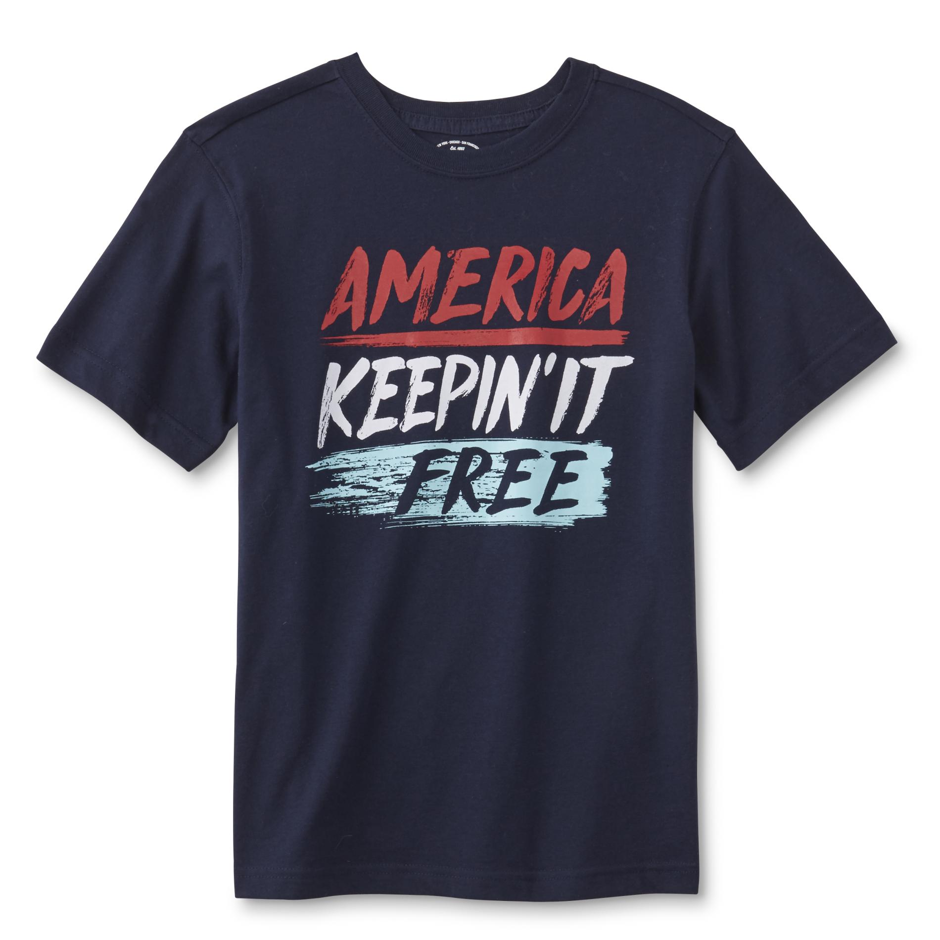 Roebuck & Co. Boys' Graphic T-Shirt - America Keepin' It Free