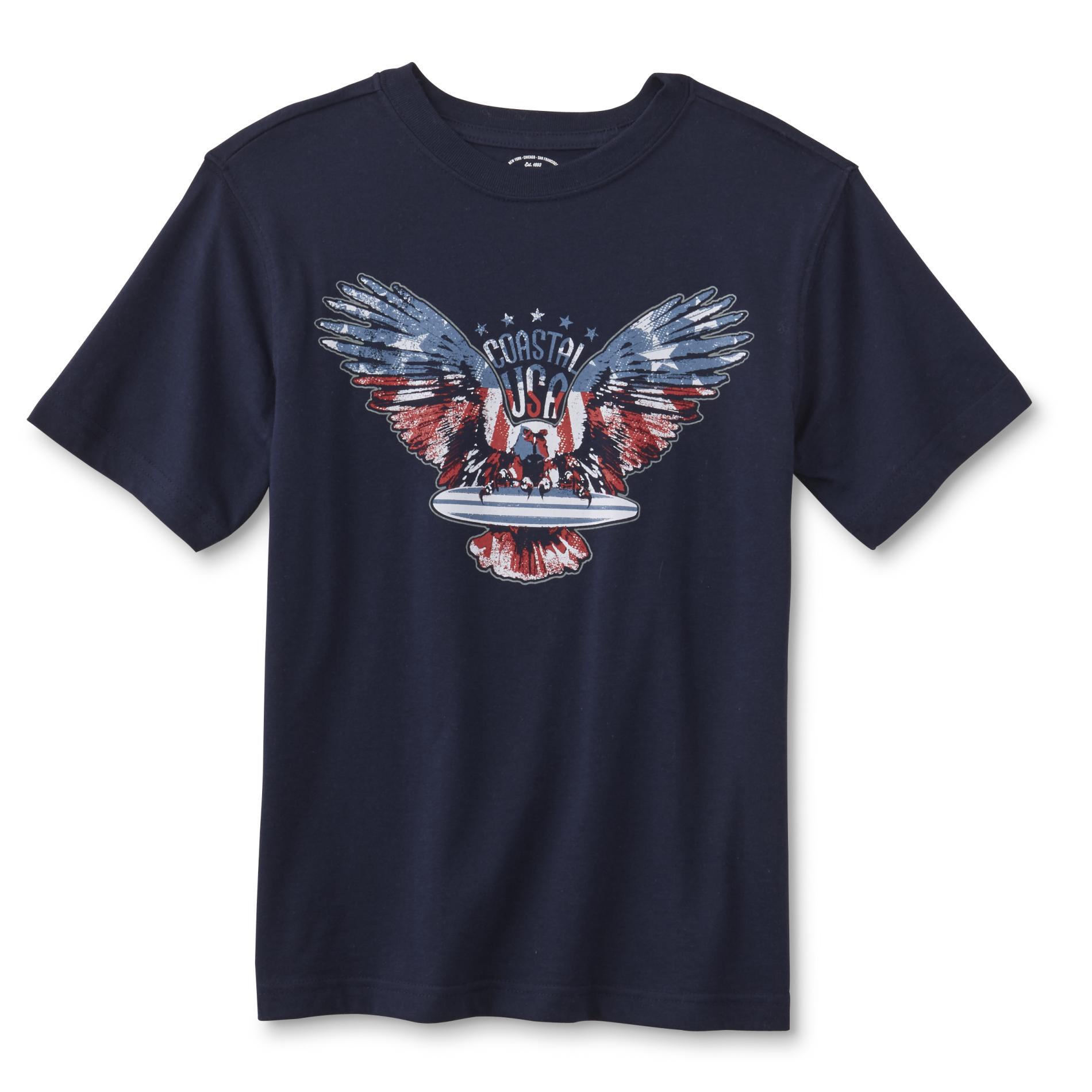 Roebuck & Co. Boys' Graphic T-Shirt - Surfing American Eagle