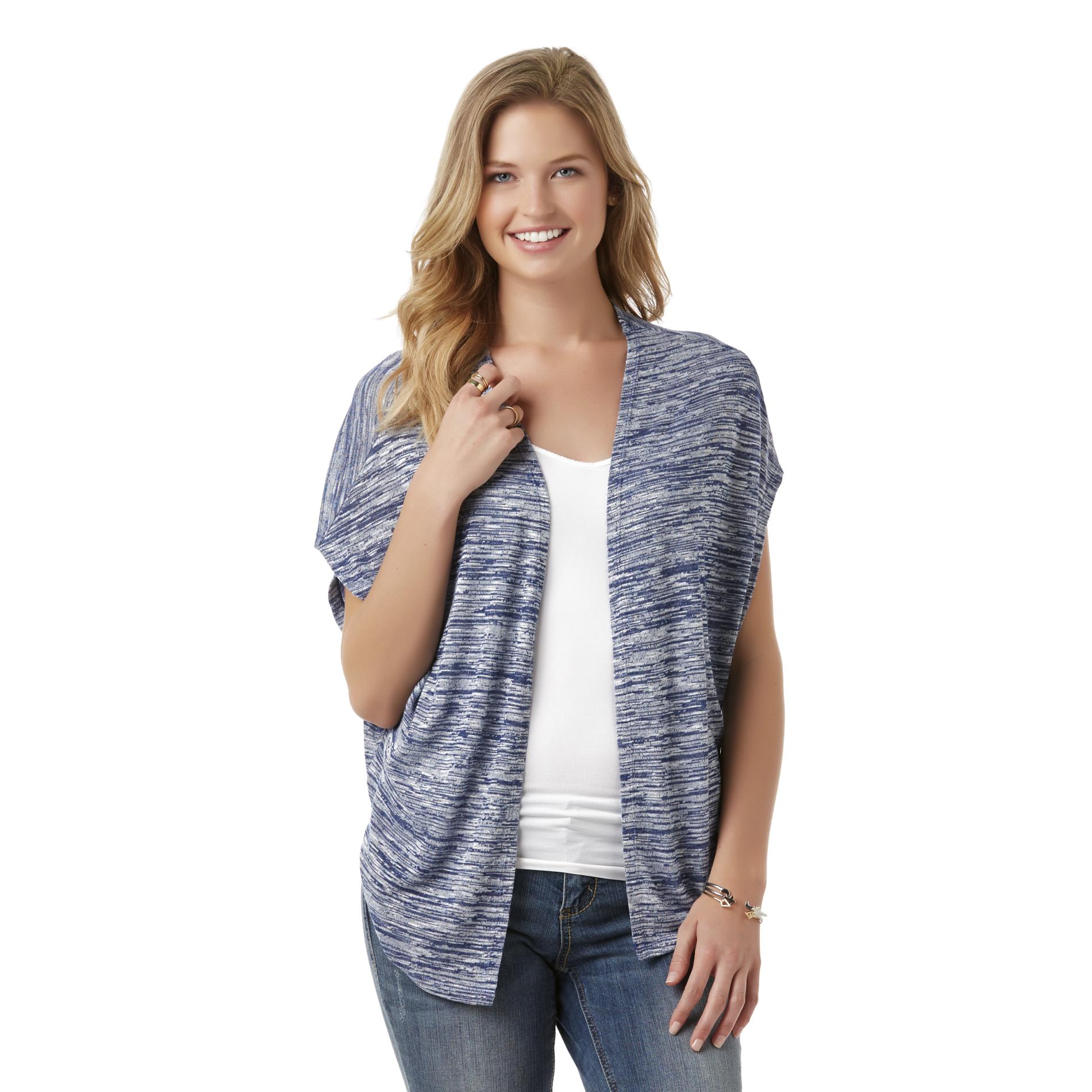Bongo Junior's Open-Front Cardigan - Space Dyed