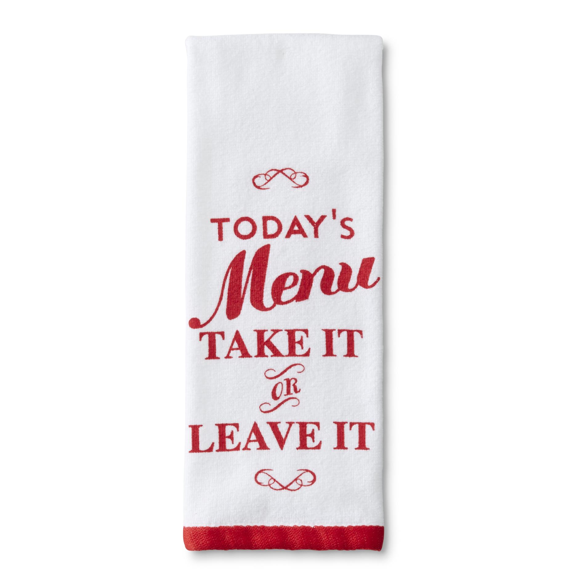 Cannon Kitchen Towel - Take It Or Leave It