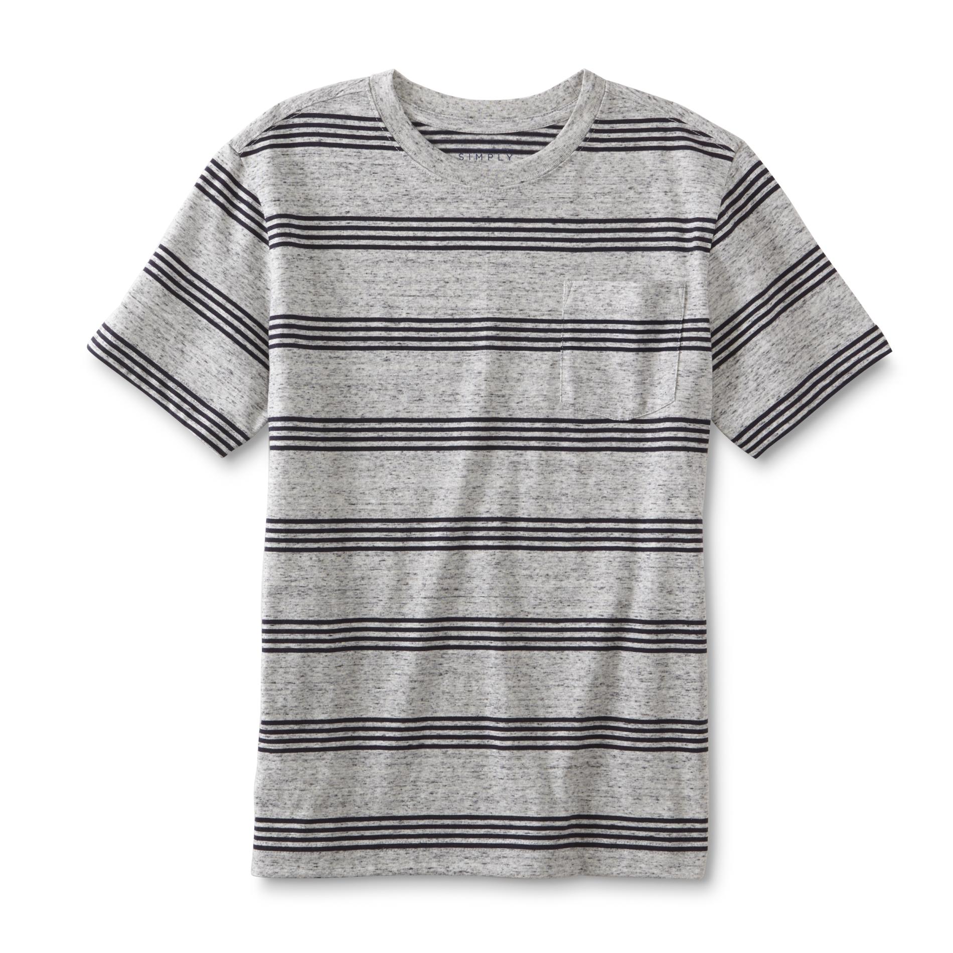 Simply Styled Boy's Pocket T-Shirt - Striped