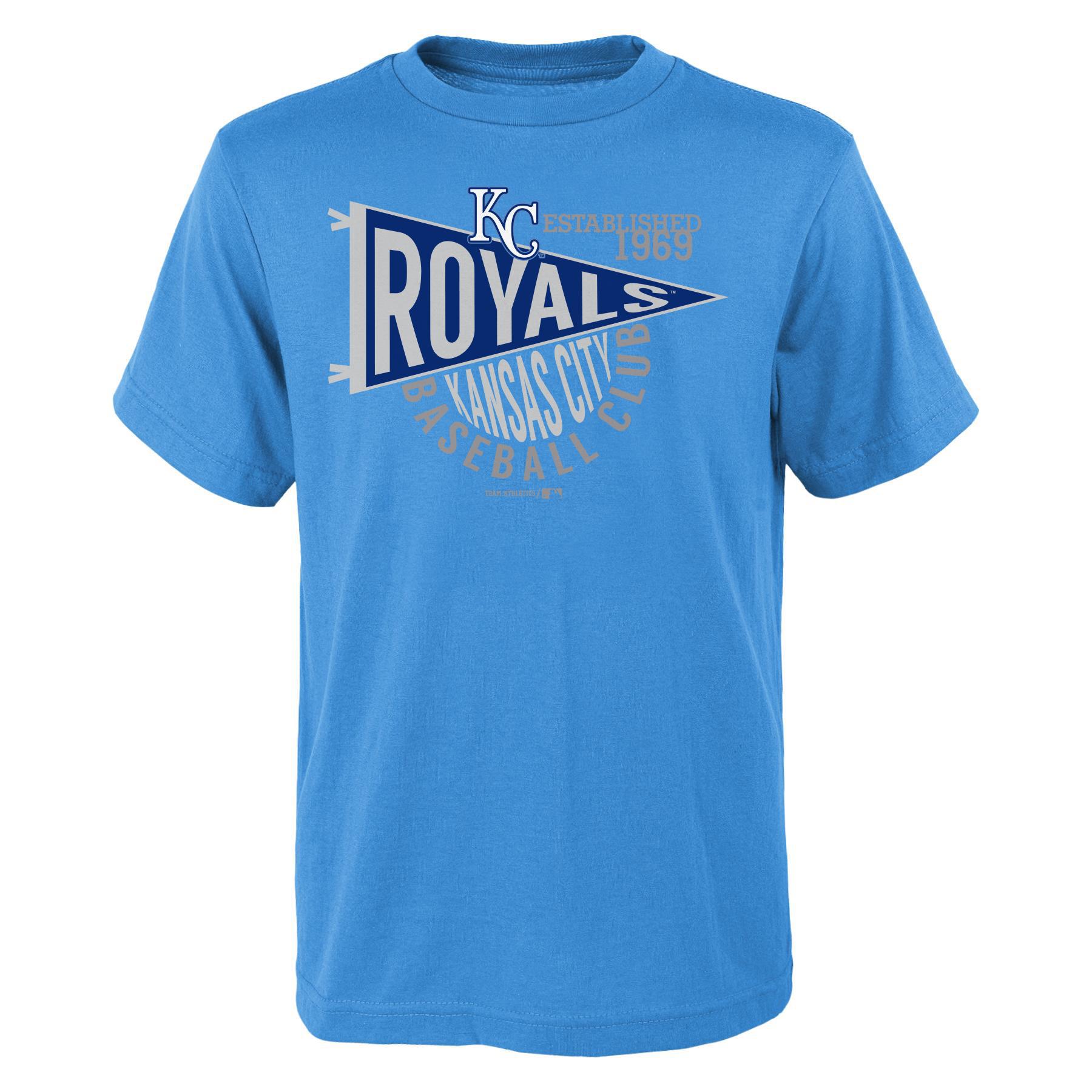 MLB Boy's Retro Graphic T-Shirt - Kansas City Royals