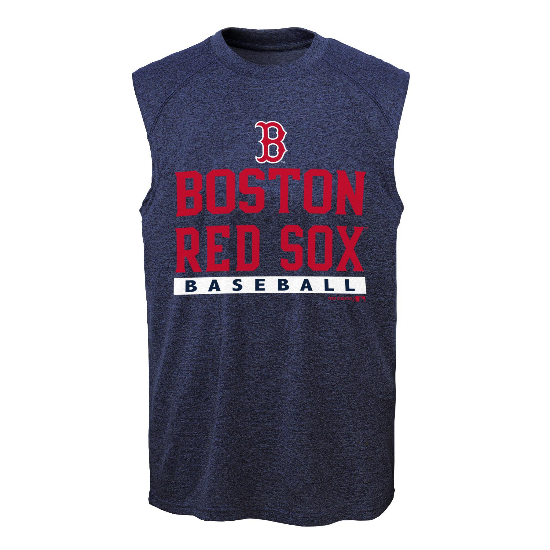 MLB Boy's Graphic Muscle Shirt - Boston Red Sox