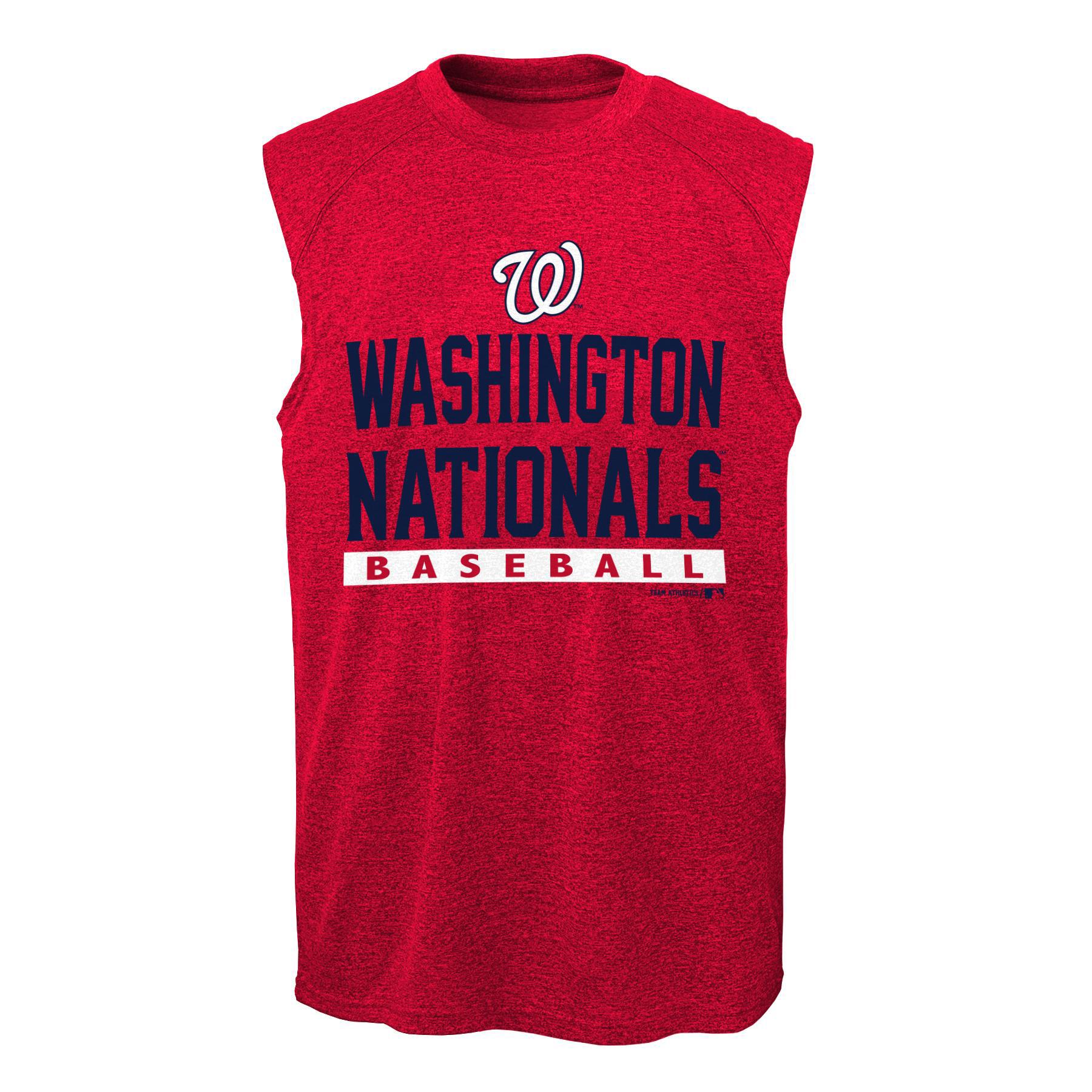 MLB Boy's Graphic Muscle Shirt - Washington Nationals