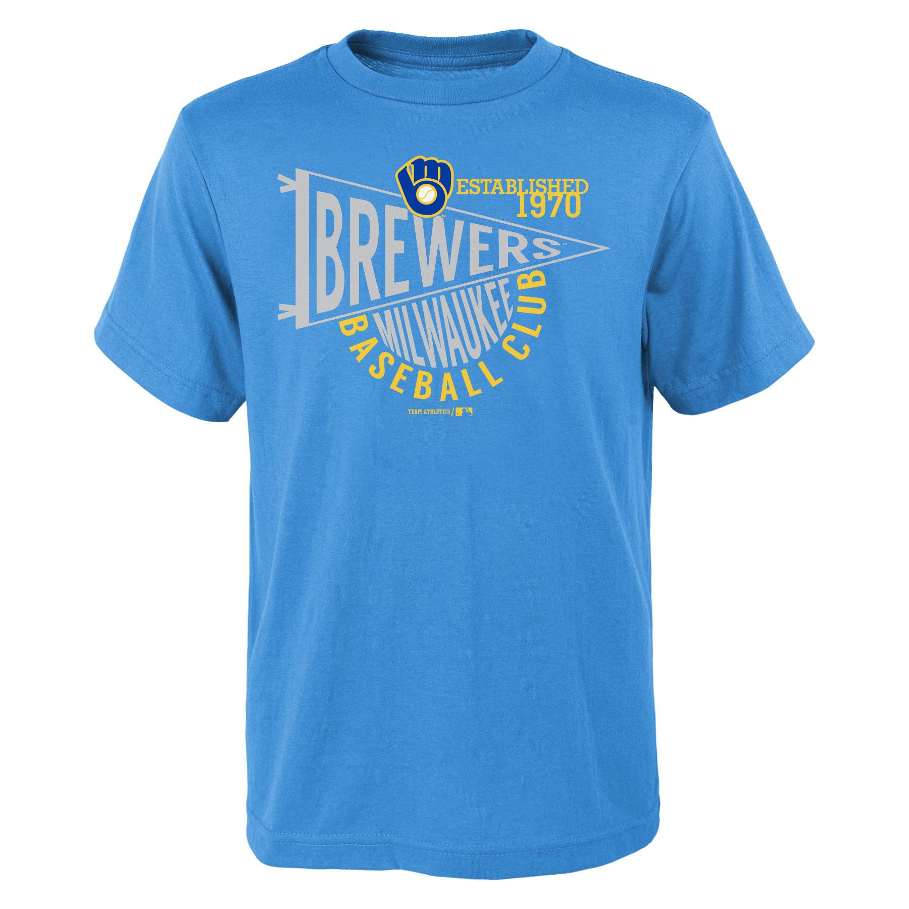 MLB Boy's Retro Graphic T-Shirt - Milwaukee Brewers