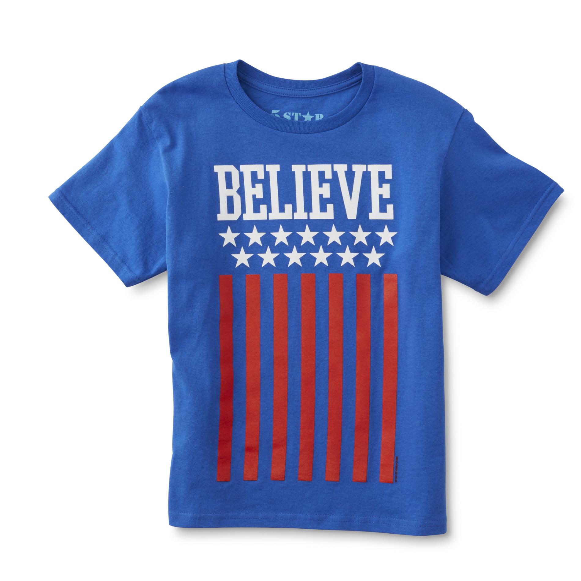 5Star Boy's Graphic T-Shirt - Believe