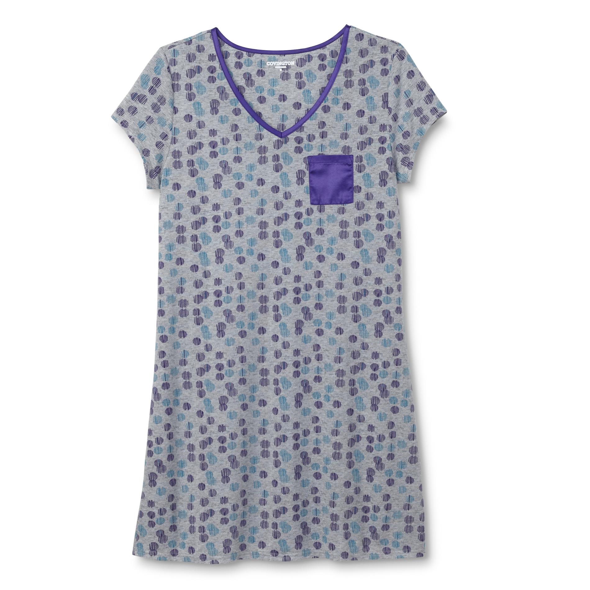 Covington Women's Sleep Shirt - Dot Print