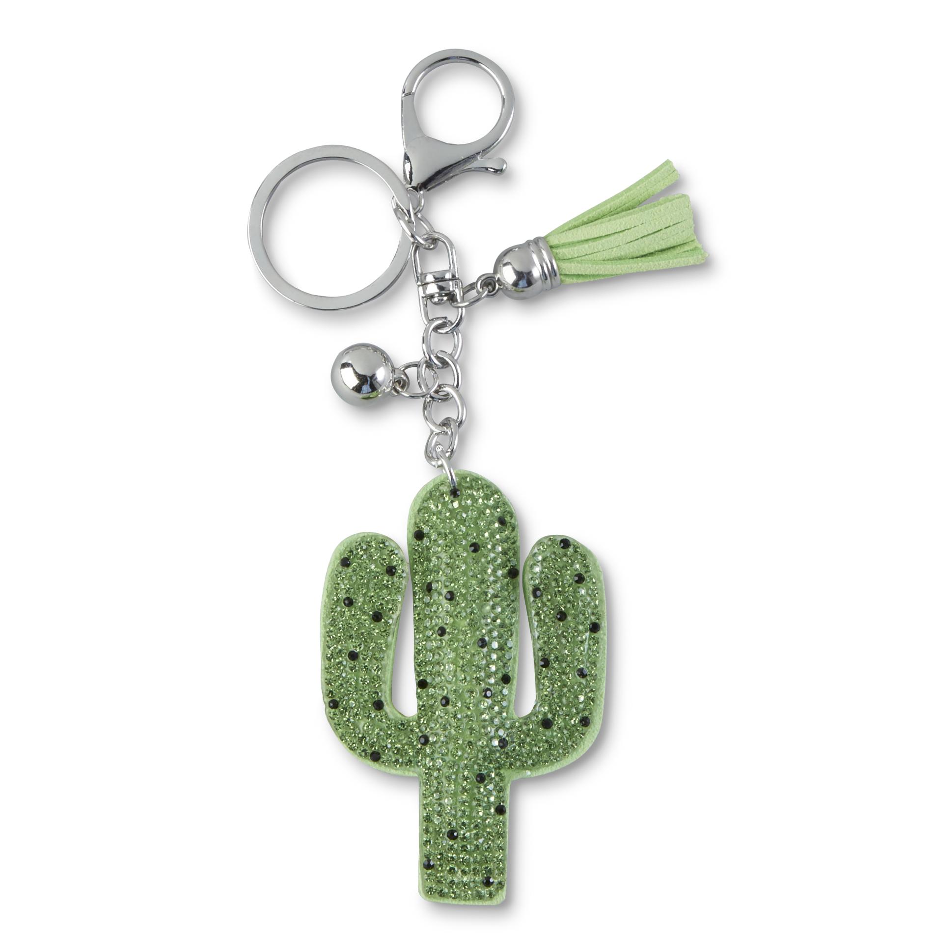 Attention Women's Key Chain - Cactus, Green Attention Women's Key Chain - Cactus, Green
