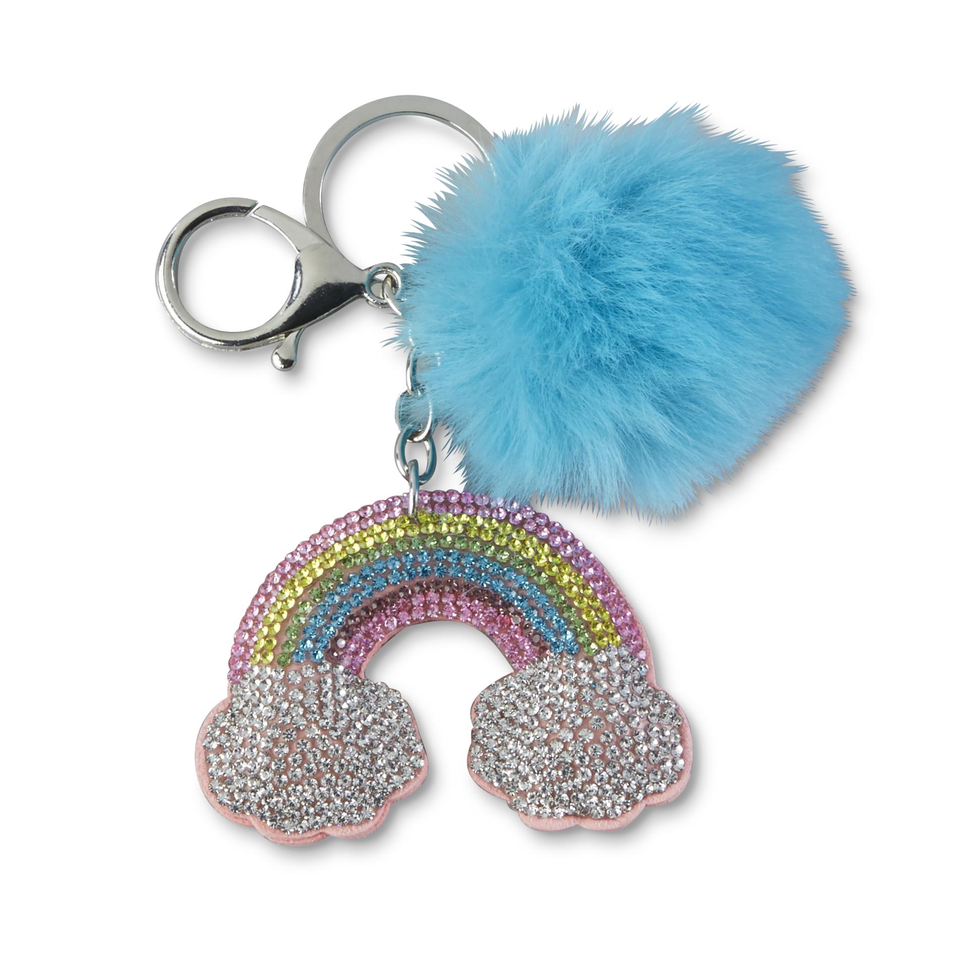 Attention Women's Key Chain - Rainbow