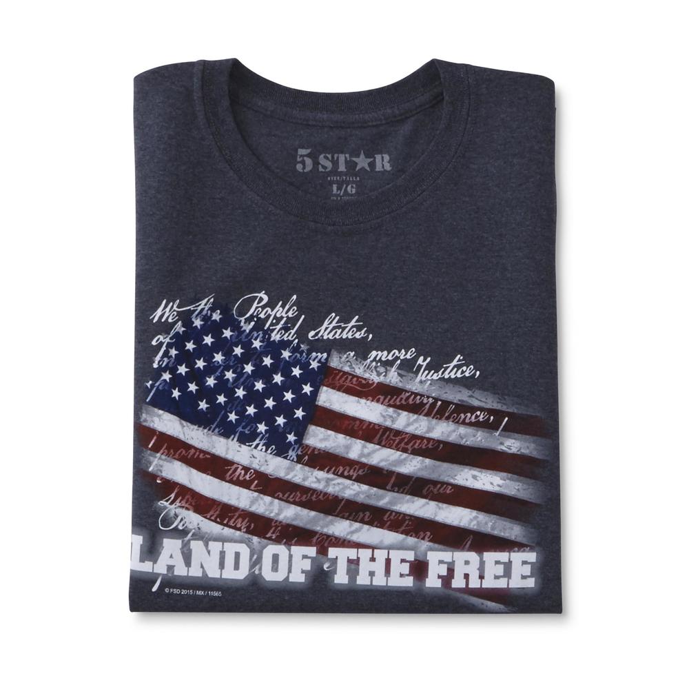 5Star Men's Graphic T-Shirt - Land of the Free