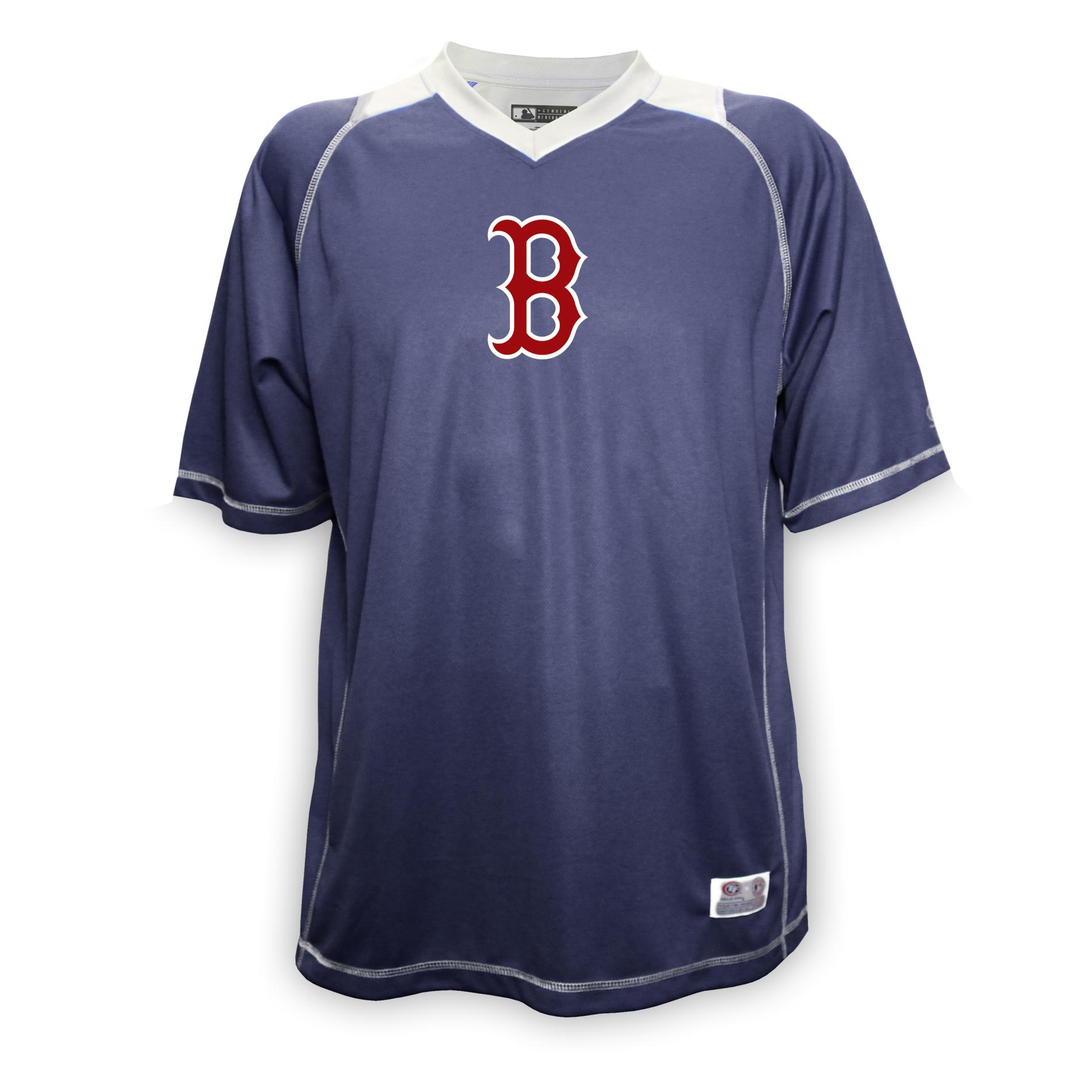 MLB Men's Pullover Baseball Jersey - Boston Red Sox