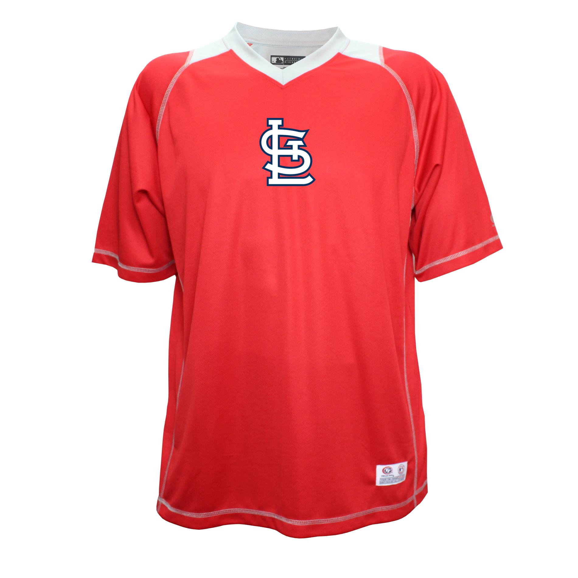 MLB Men's Pullover Baseball Jersey - St. Louis Cardinals